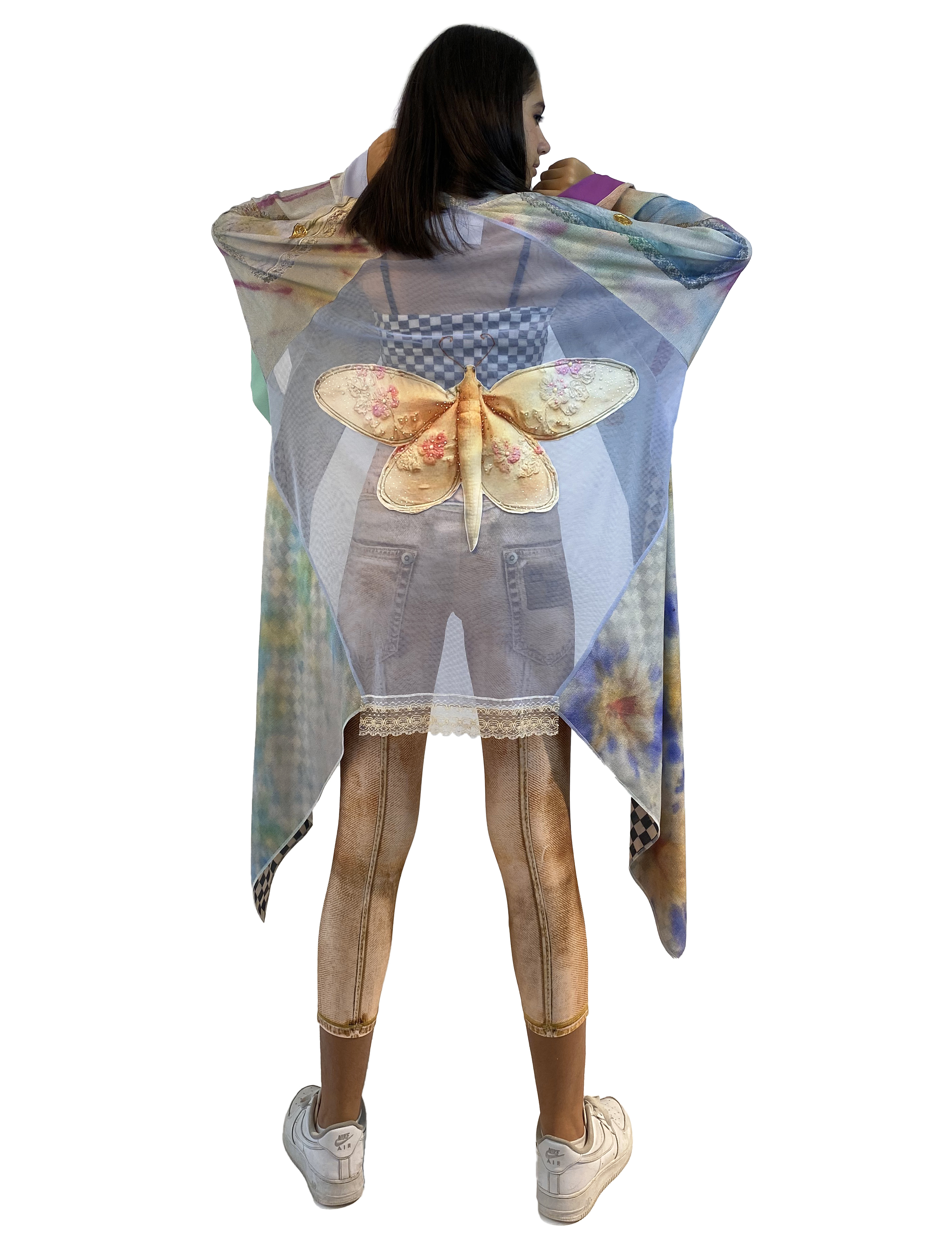 IPNG: Never Enough Color Illusion Kimono Cardigan IPNG_NECKC-04