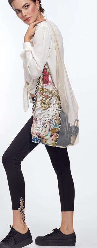 IPNG: Rosette Illusion Large Tote Bag With Tulle Compartment (More Colors!)