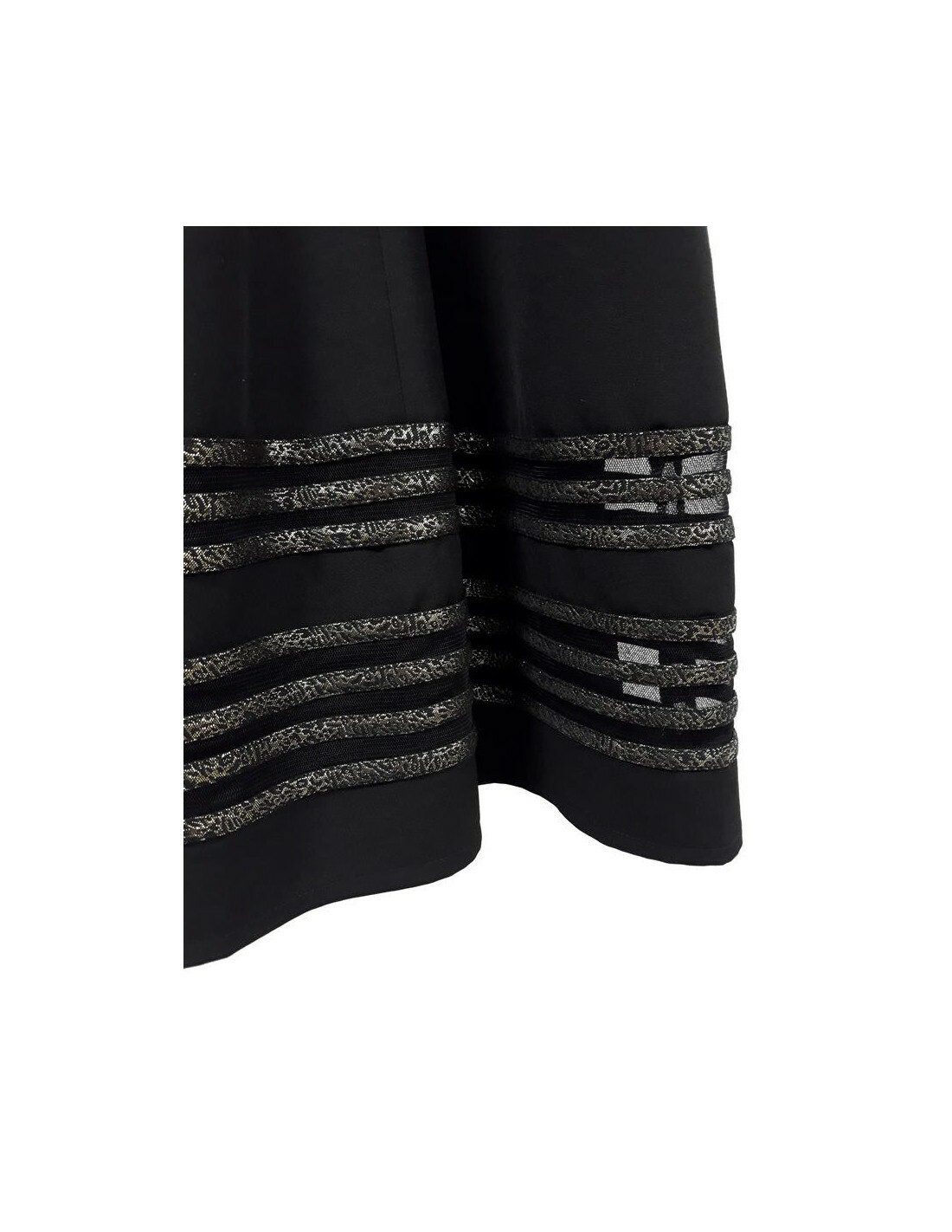 Paul Brial: Glitter Detail Fit & Flare Cocktail Dress