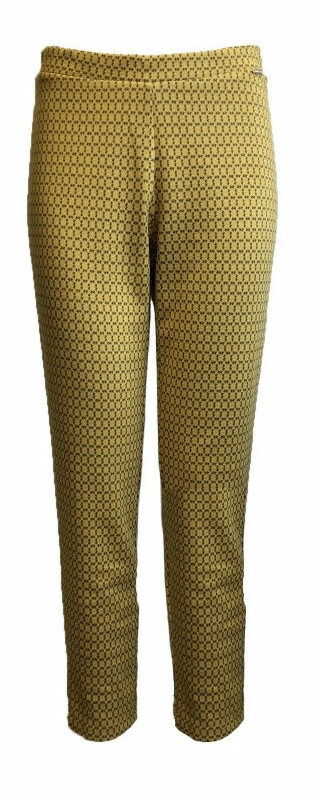 Maloka: Sedona Rock Saffron Jacquard Contrast Pants (Few Left!)