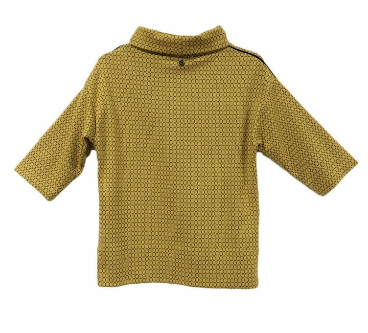 Maloka: Sedona Rock Saffron Jacquard Contrast Sweater