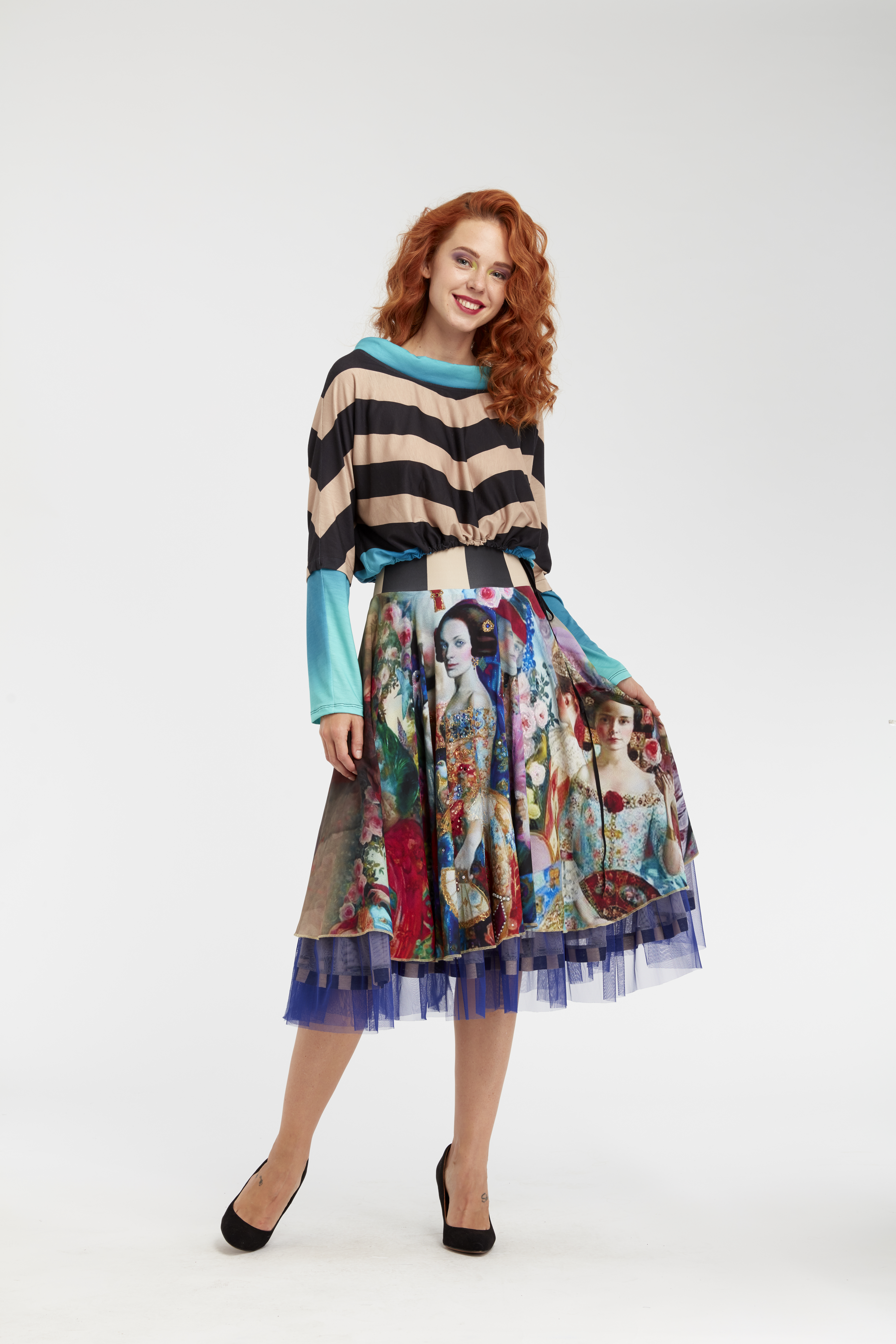 IPNG: Who Is The Woman Behind This Illusion Midi Skirt