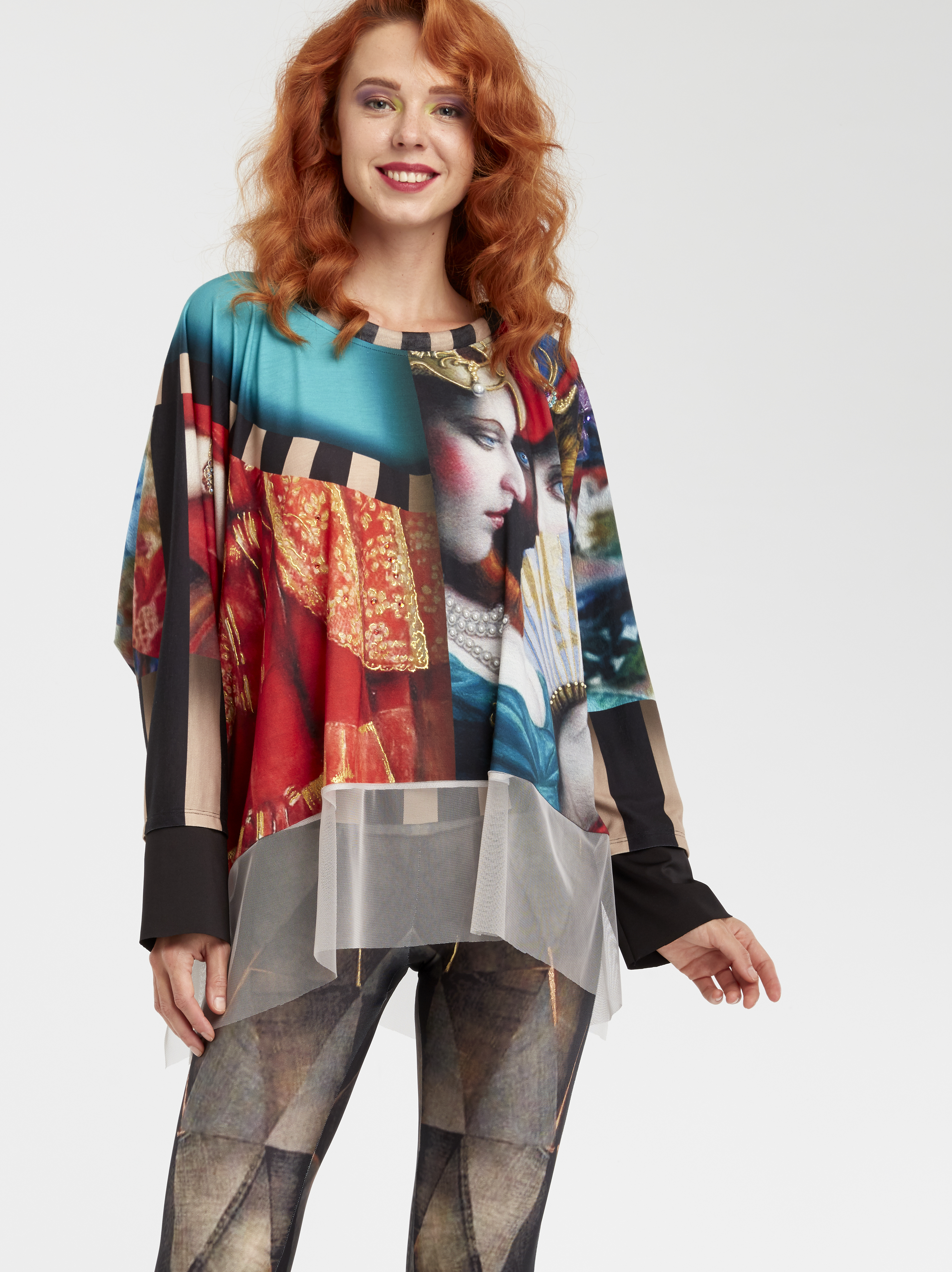 IPNG: Who Is The Woman Behind This Asymmetrical Shawl Blouse Tunic IPNG_WISB-014