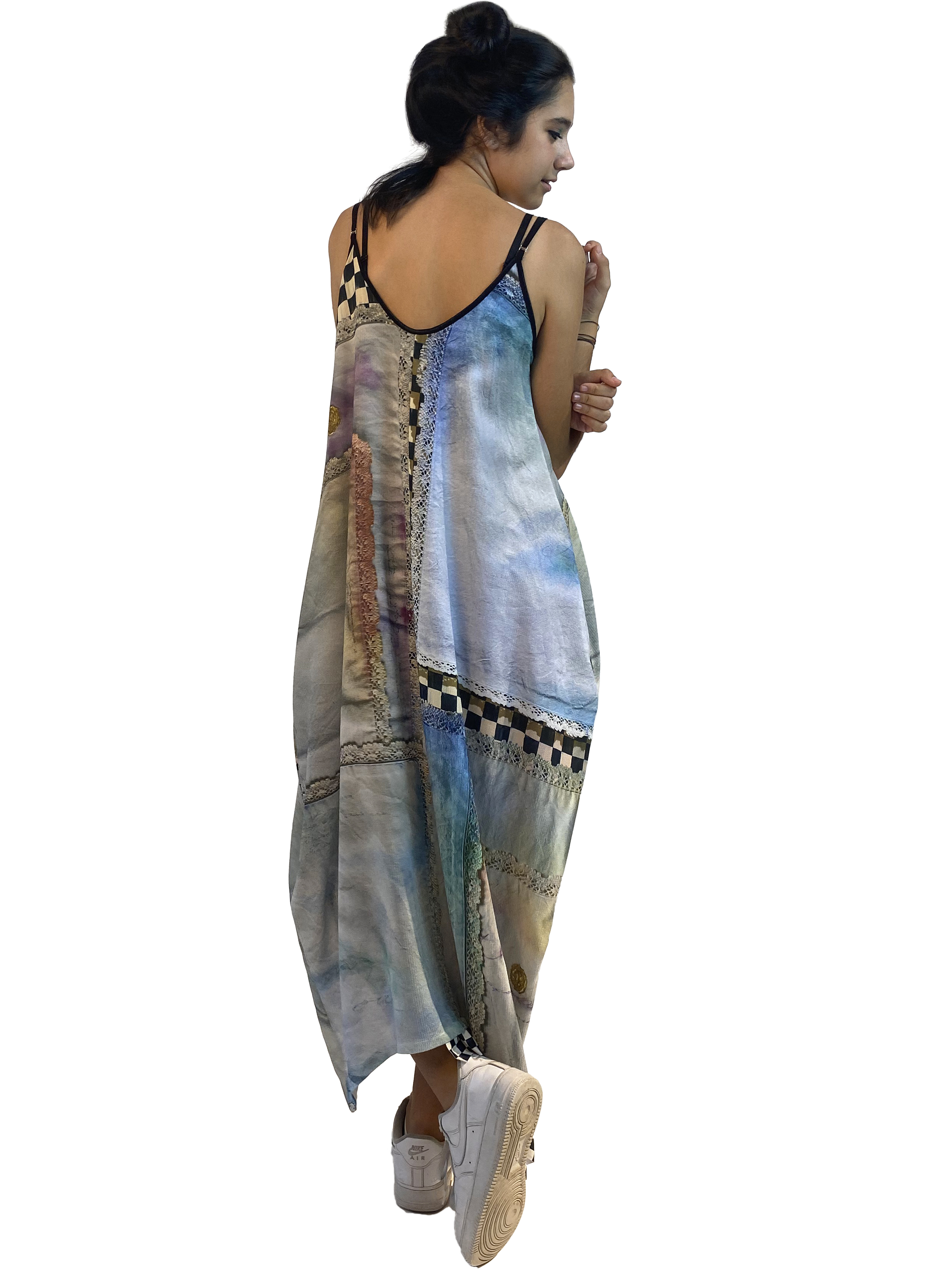 IPNG: Never Enough Color Orchid Illusion V-Cut Maxi Dress (Some Ship Immed!)