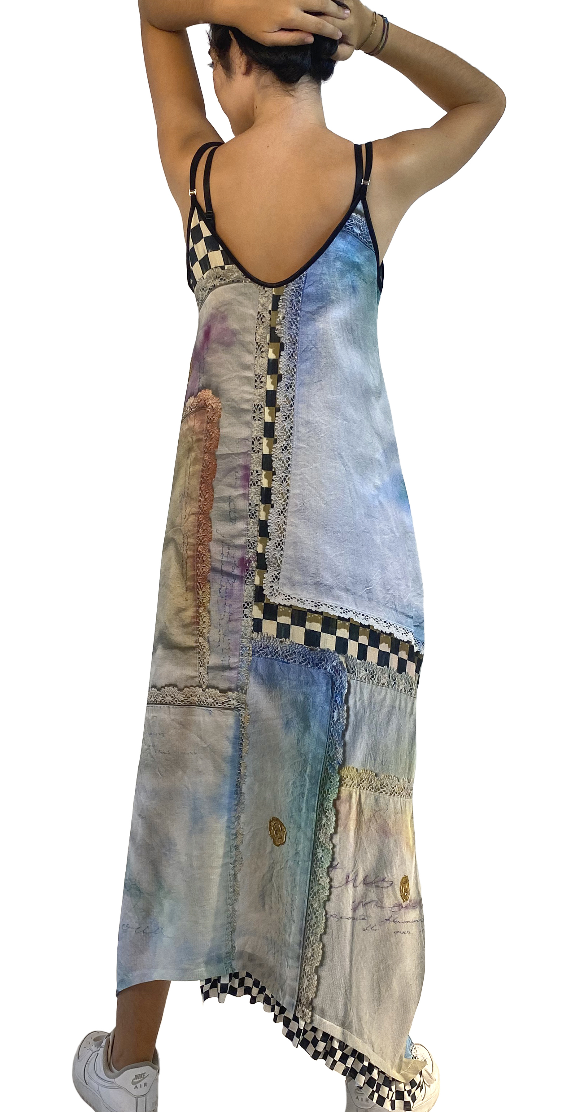 IPNG: Never Enough Color Orchid Illusion V-Cut Maxi Dress (Some Ship Immed!)