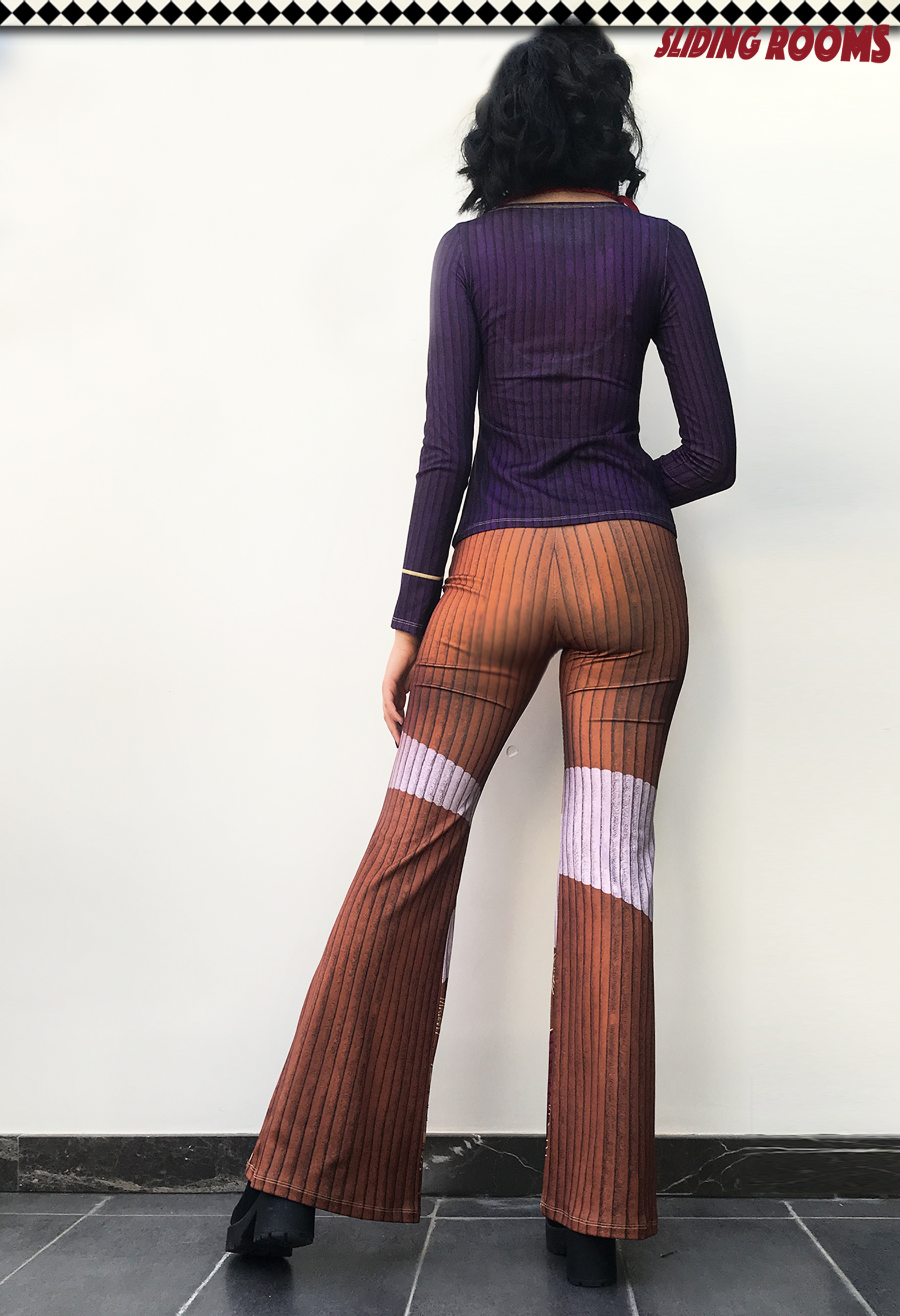 IPNG: Sliding Rooms Flared Illusion Pants (Some Ship Immed!)