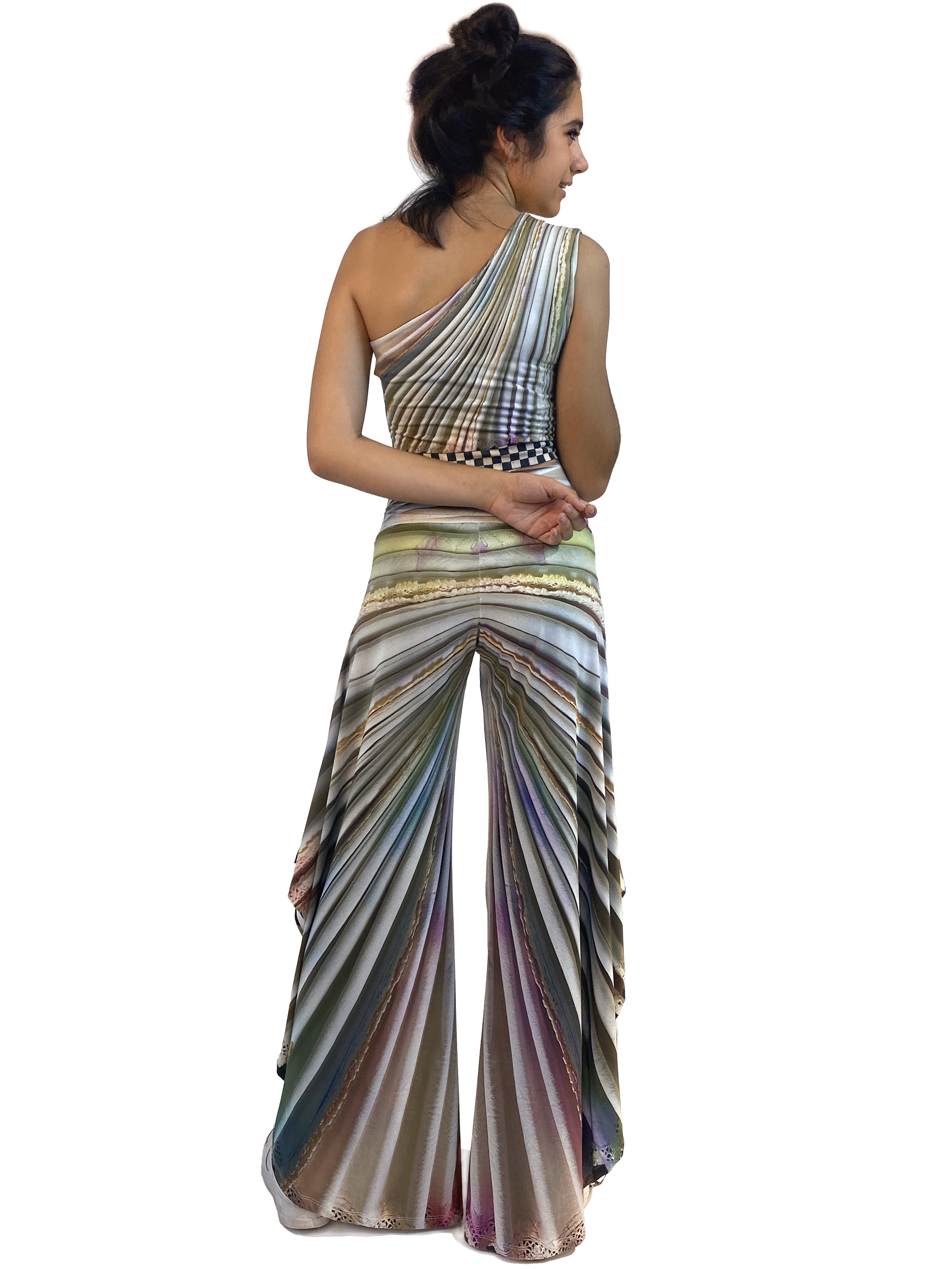IPNG: Never Enough Color One Shoulder Reversible Illusion Blouse (Some Ship Immed!)