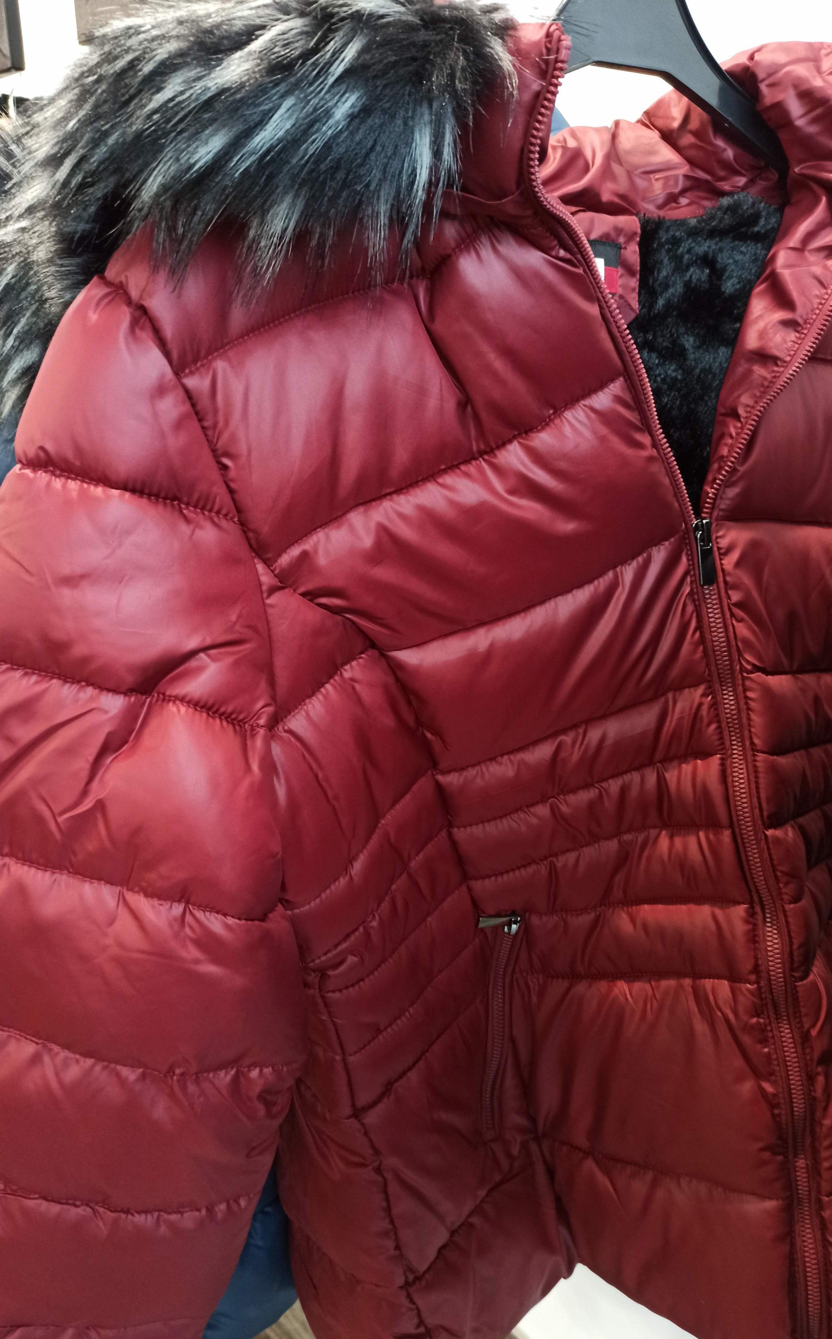 S'Quise Paris: Sleek Puffer Faux Fur Inside Coat With Removable Hood (More Colors!)