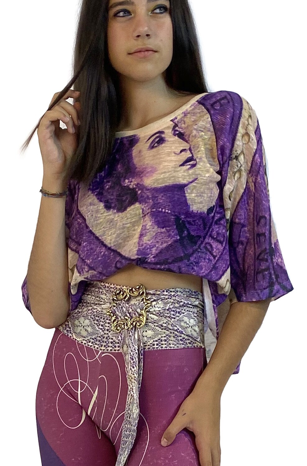 IPNG: If I Was Dancing In Paris Illusion Blouse T-Mini (Some Ship Immed!)