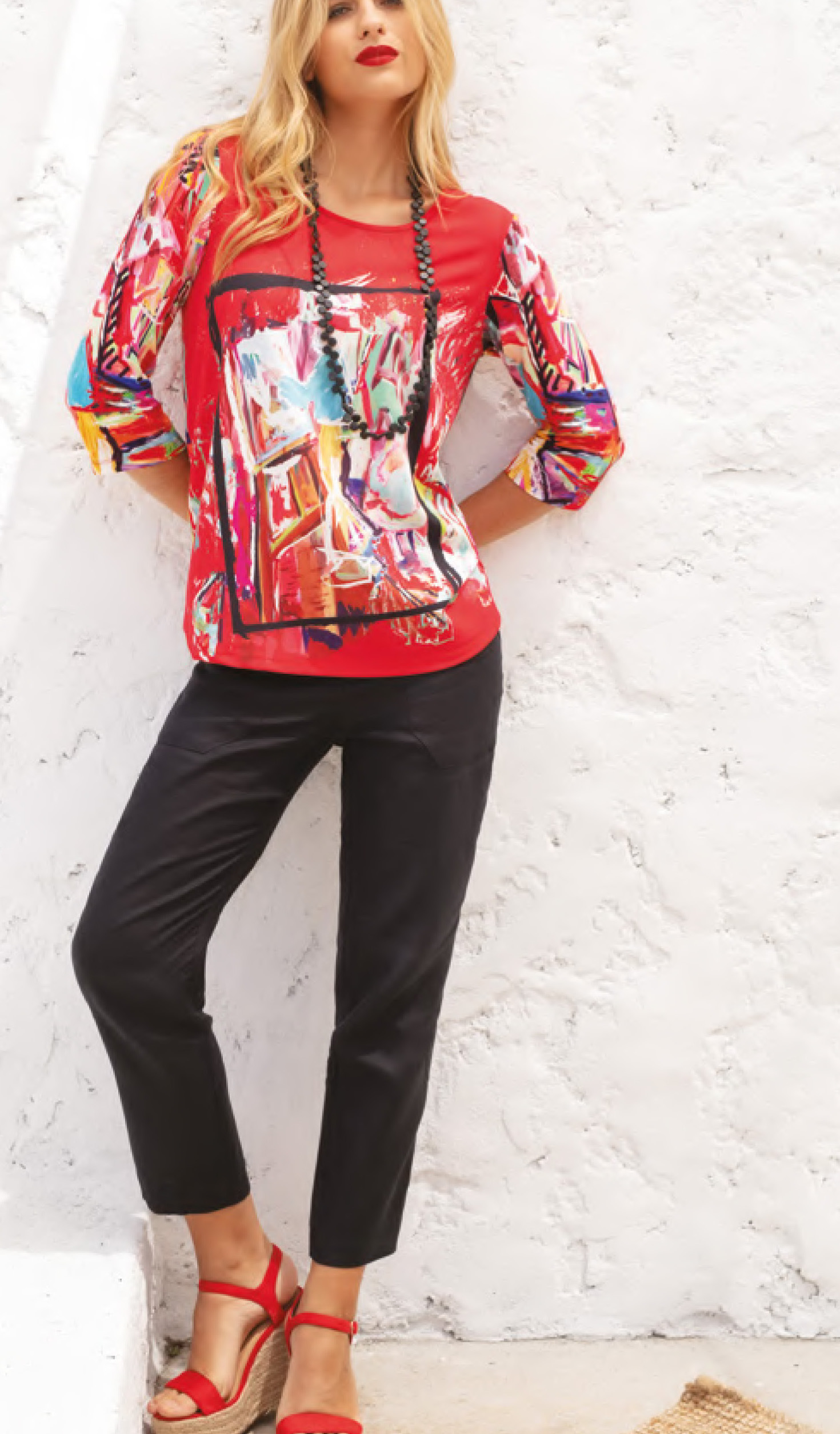 Maloka: Find The Artist Shimmering Colors Of MontMartre Back Cut Out Art Top (Few Left!)