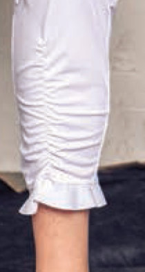 G!oze: My Fun Day Ruched Cropped Legging (1 Left in Black!)