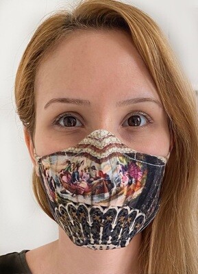 IPNG: Baroque Romance Art Protective Mask (Ships Immed!)