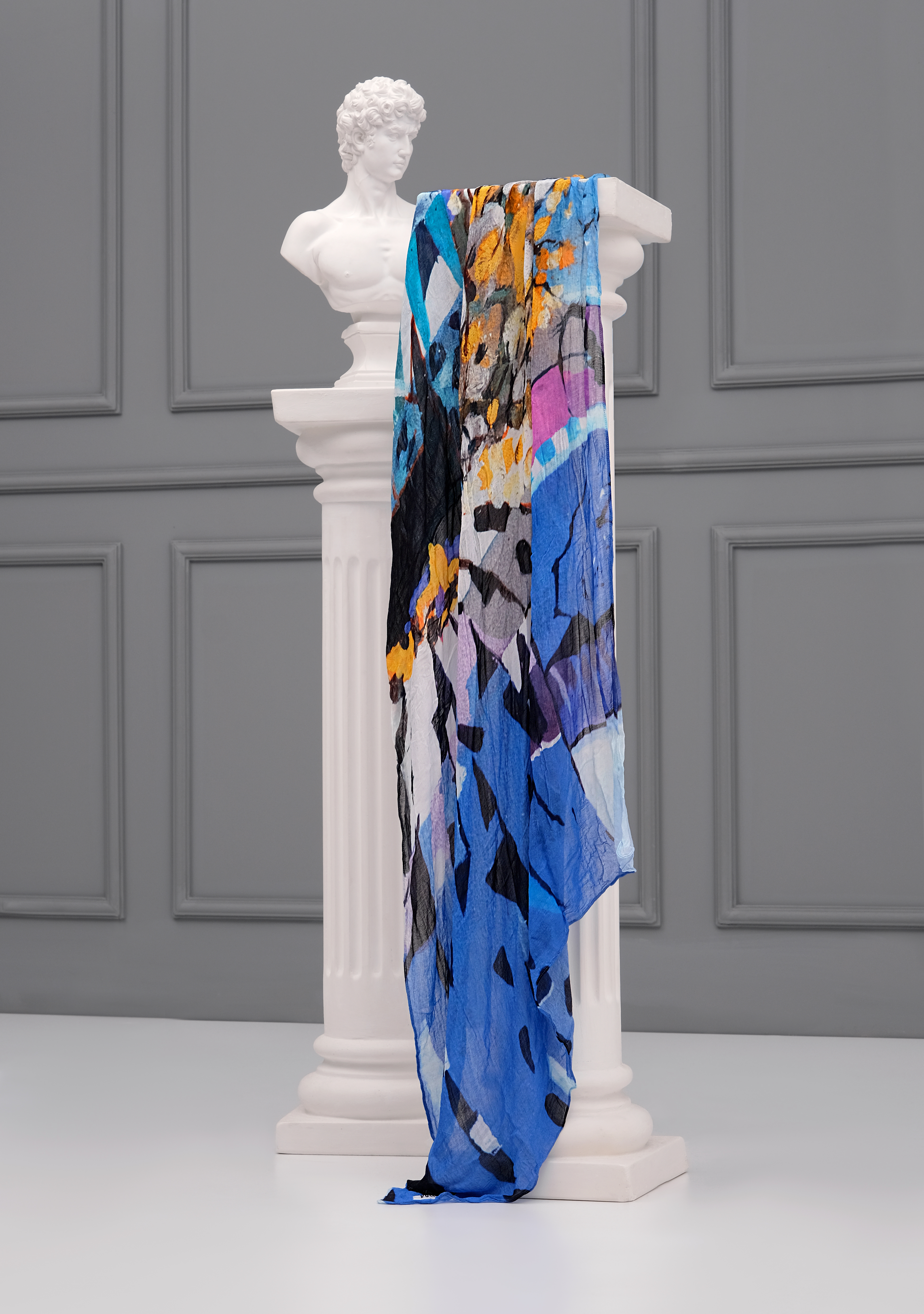Simply Art Dolcezza: Princess Danae Abstract Art Scarf (New Spring 2021!) Dolcezza_SimplyArt_21913