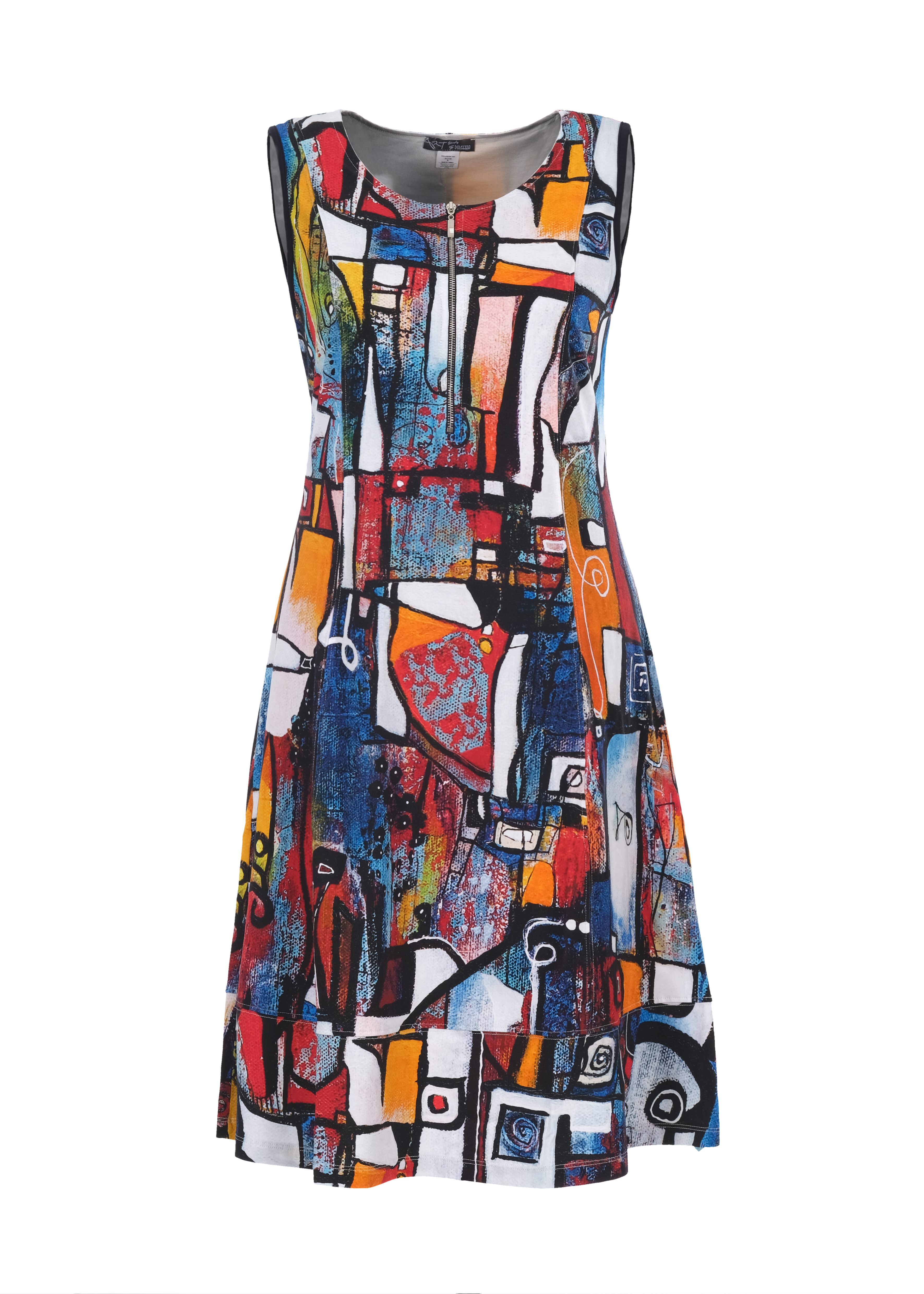 Simply Art Dolcezza: It's Complicated Crazy Cool Abstract Art Dress (2 Left!) Dolcezza_SimplyArt_21716_N