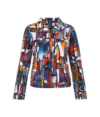 Simply Art Dolcezza: It's Complicated Crazy Cool Abstract Art Soft Denim Jacket Simply Art Dolcezza: It's Complicated Crazy Cool Abstract Art Soft Denim Jacket