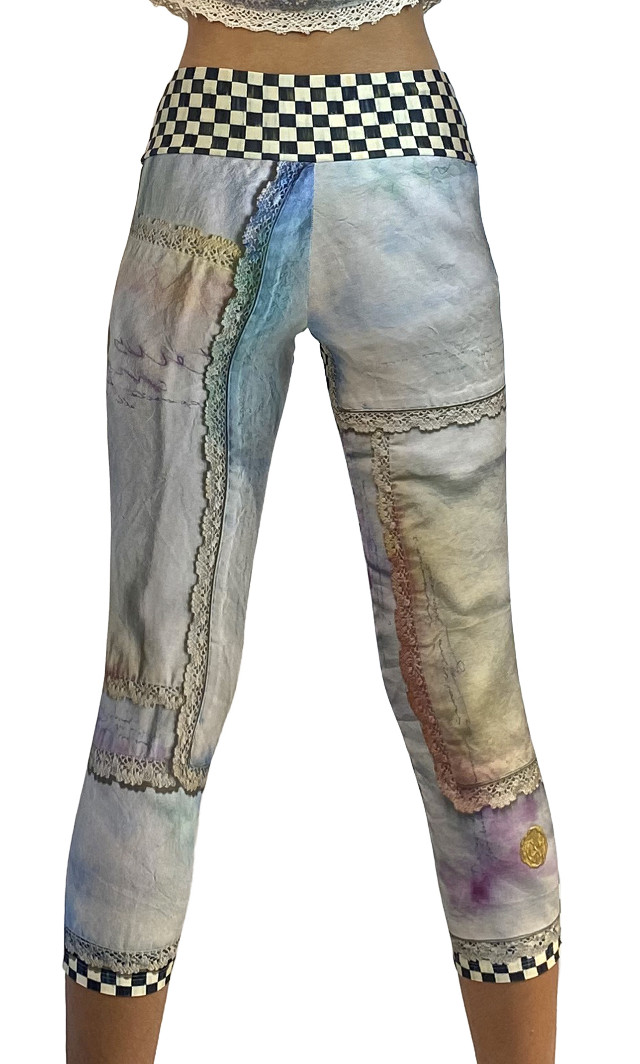 IPNG: Never Enough Color Orchid Illusion High-Waisted Crop Legging (Some Ship Immed!)