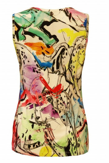 Maloka: Pink Leopard Abstract Art Tank Top (1 Left!)