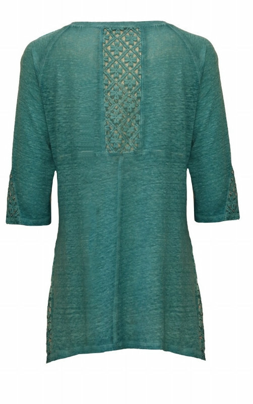 Maloka: Dyed Linen Asymmetrical Tunic (More Colors!)