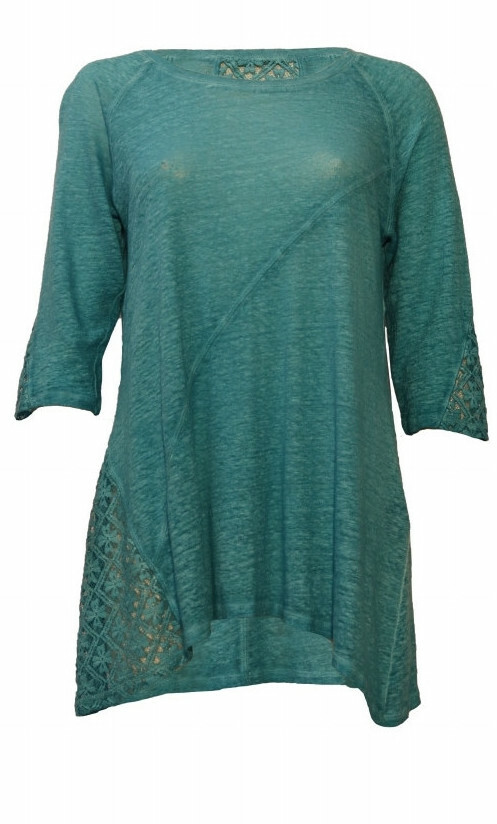 Maloka: Dyed Linen Asymmetrical Tunic (More Colors!)