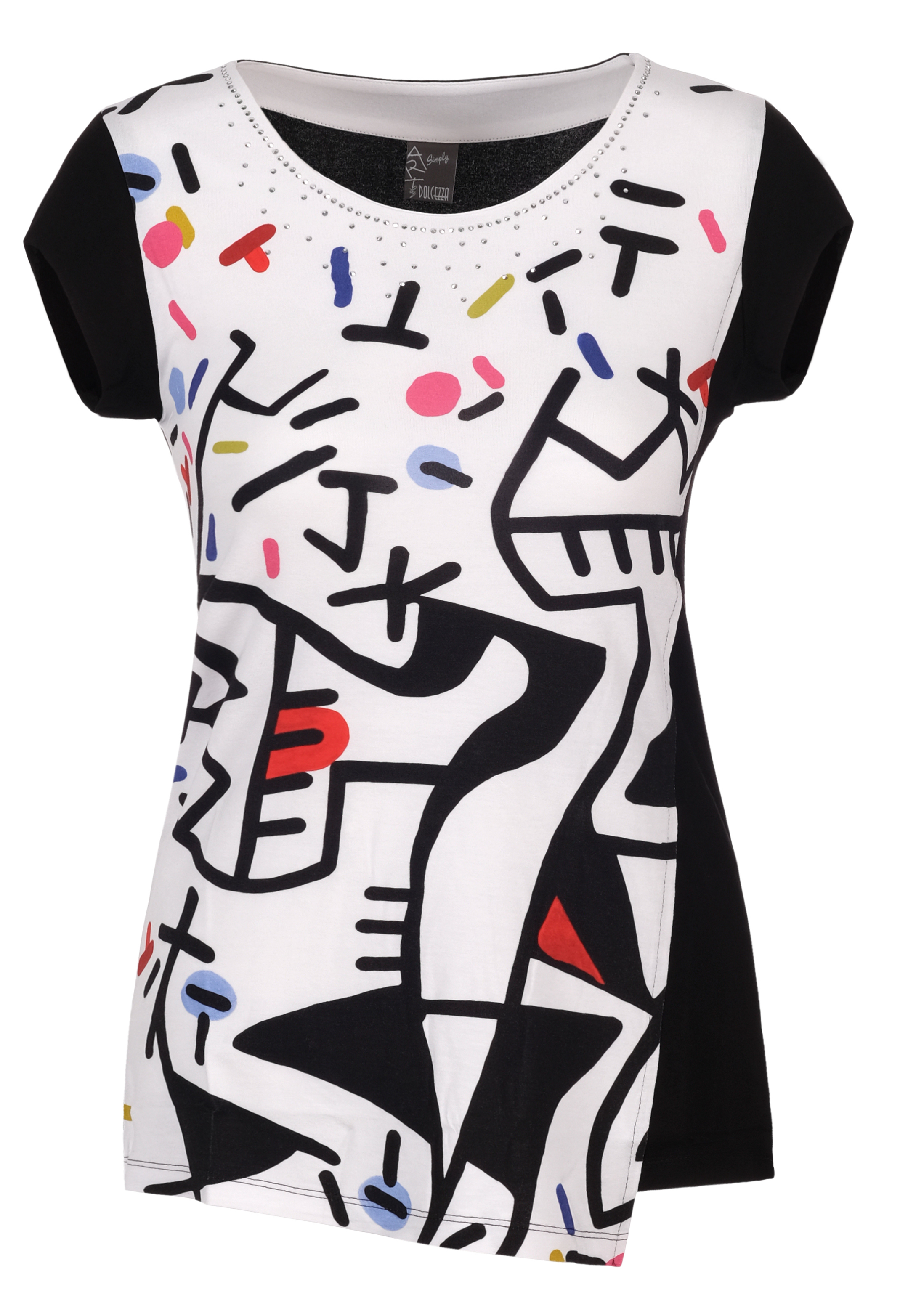 Simply Art Dolcezza: Naissance De L'Origine Asymmetrical Abstract Art Tunic (1 Left!) Dolcezza_SimplyArt_21671