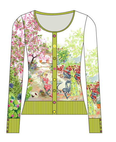 Paul Brial: Spring Is In The Air Art Cardigan