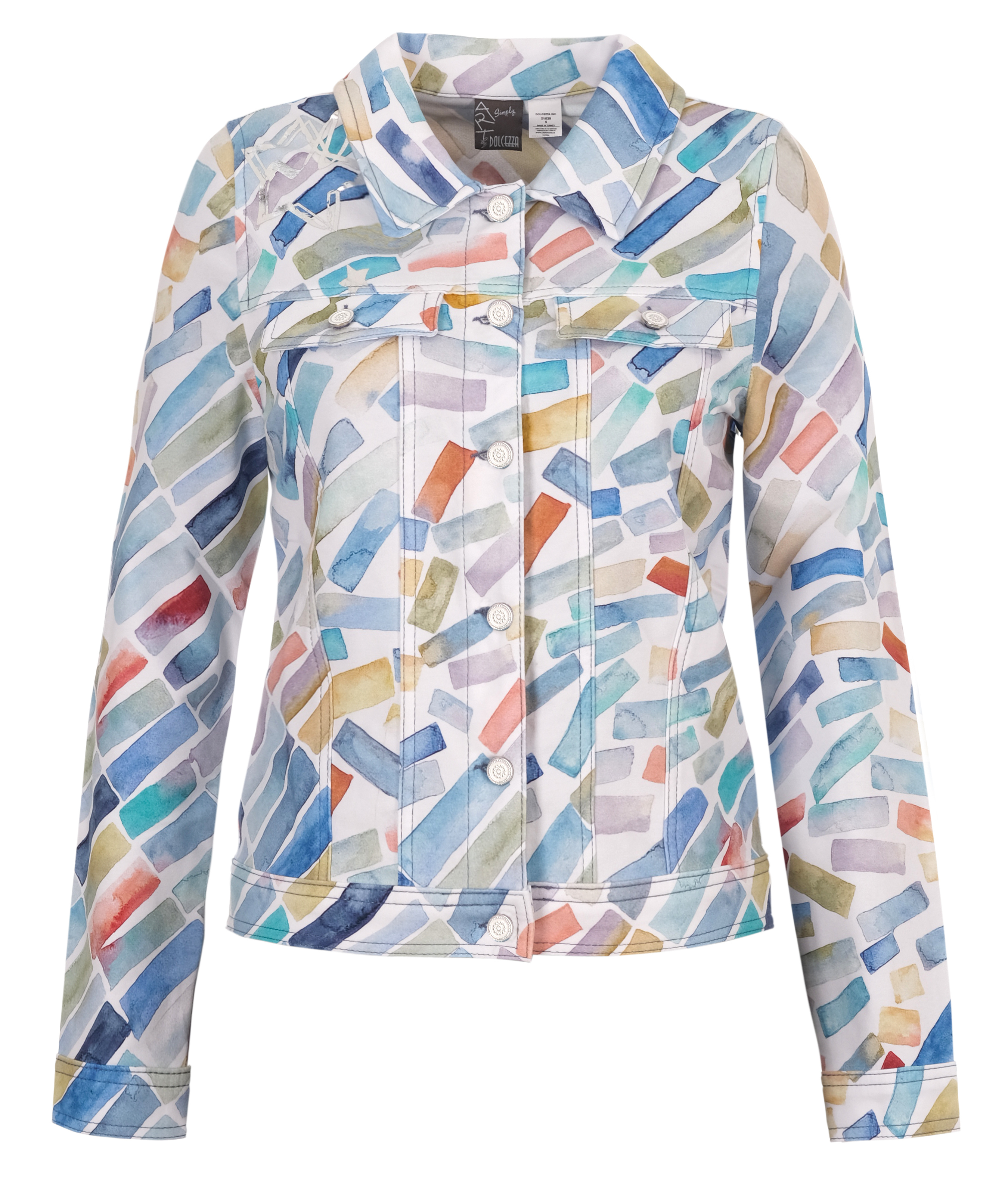 Simply Art Dolcezza: Popsicle Ice Cream Group Think 1 Art Soft Denim Jacket (3 Left!) Dolcezza_SimplyArt_21638