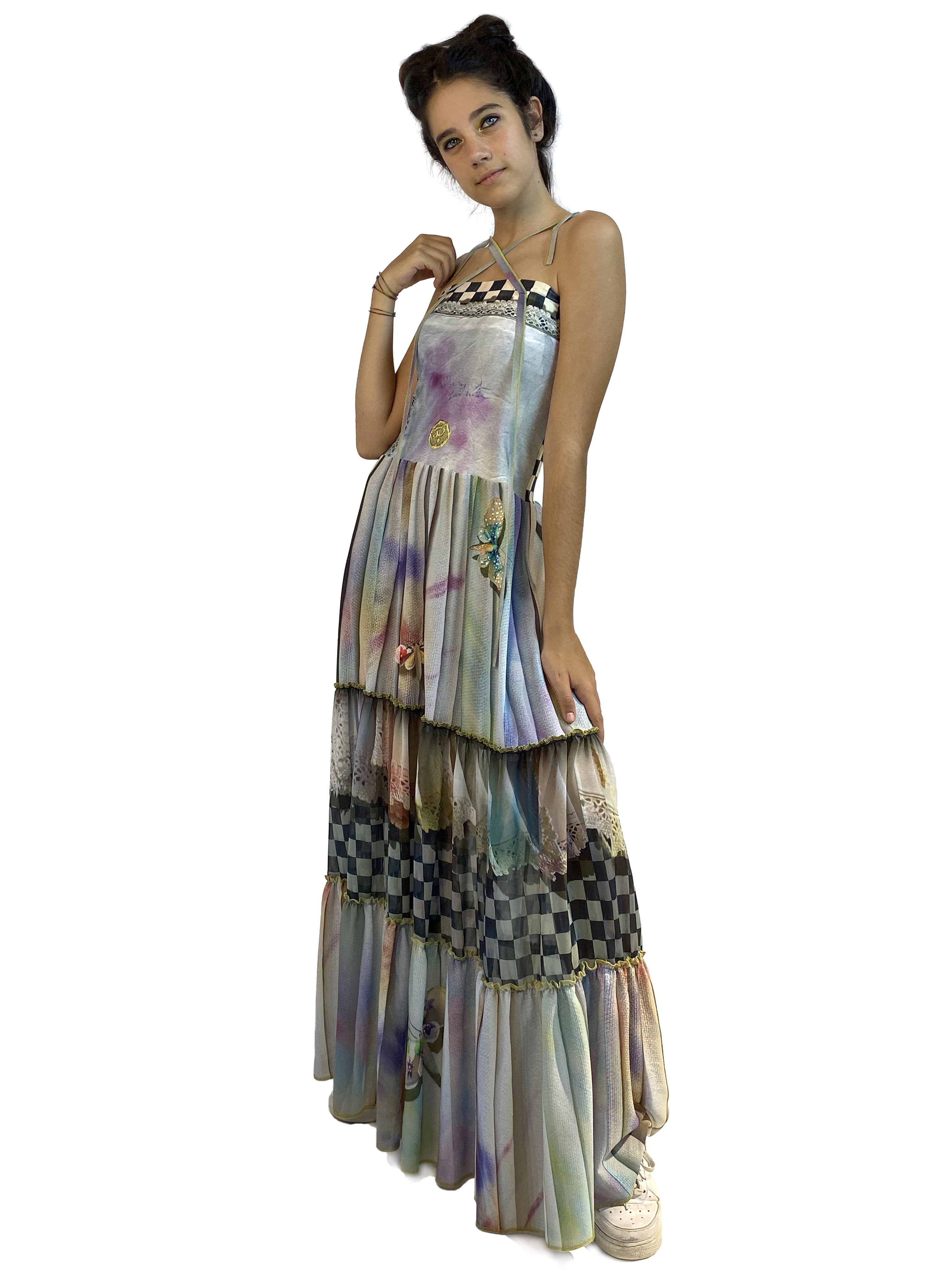 IPNG: Never Enough Color Orchid Illusion Convertible Dress To Skirt