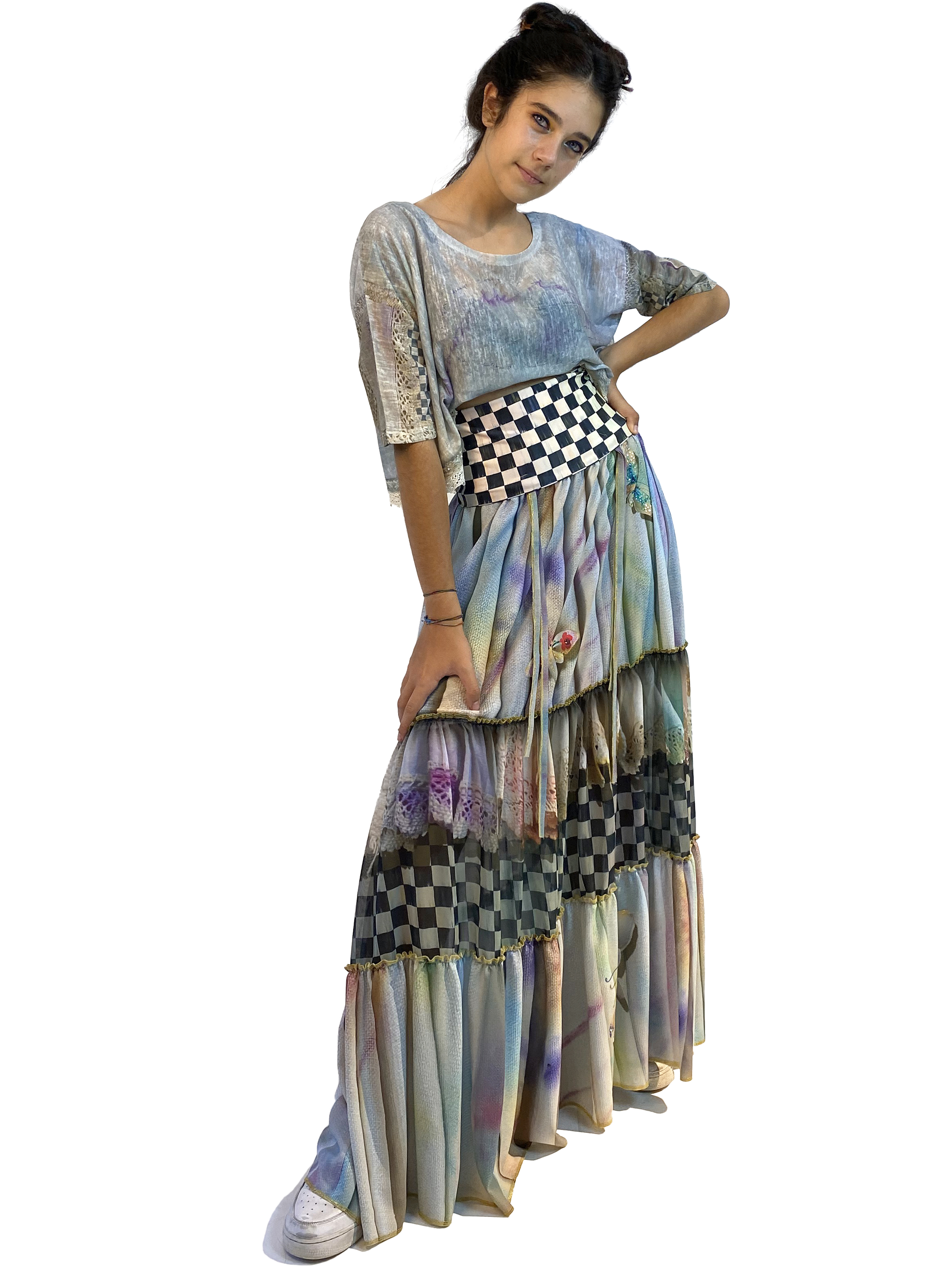 IPNG: Never Enough Color Orchid Illusion Convertible Dress To Skirt