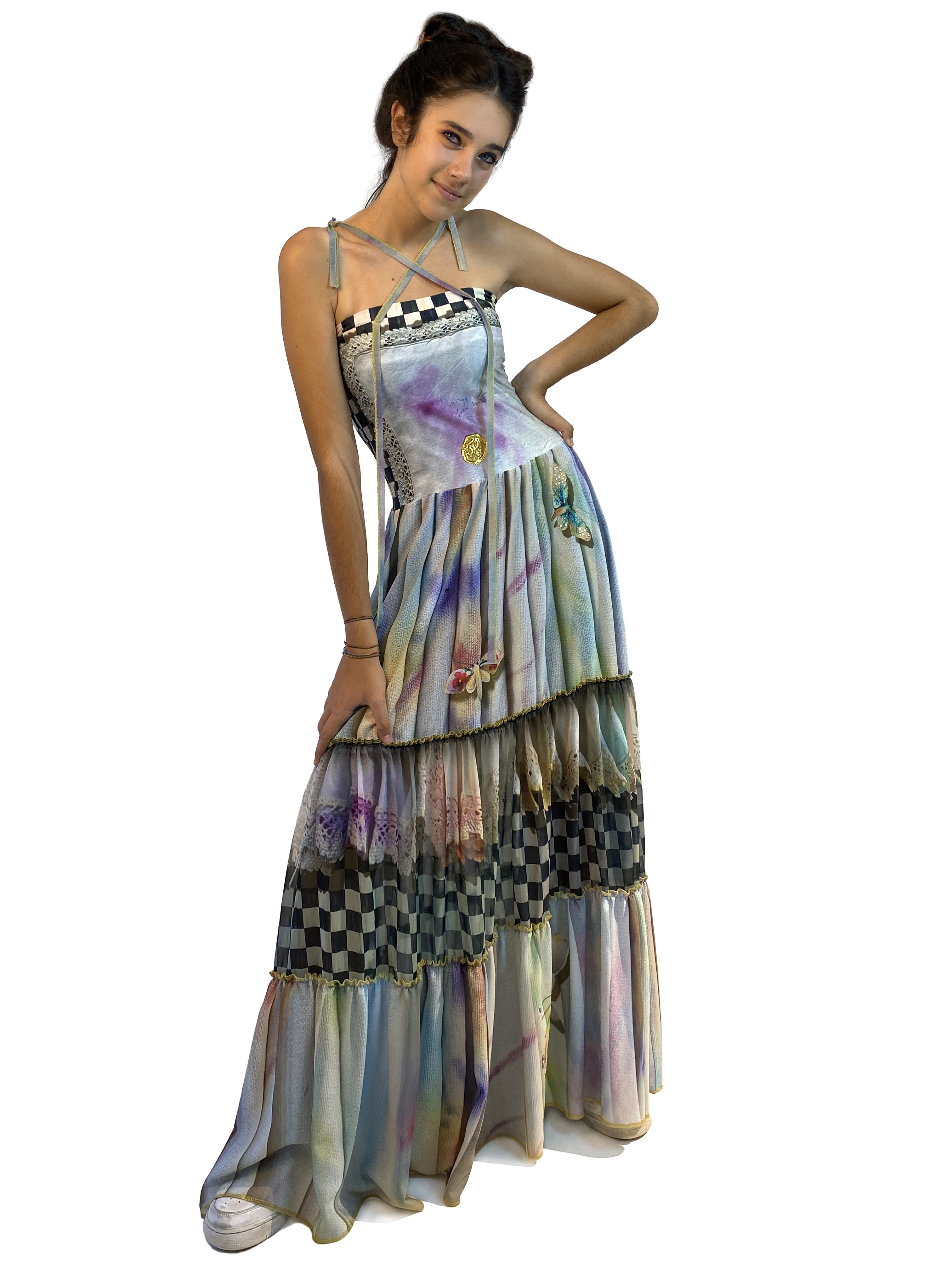 IPNG: Never Enough Color Orchid Illusion Convertible Dress To Skirt IPNG_NECDSKL-029