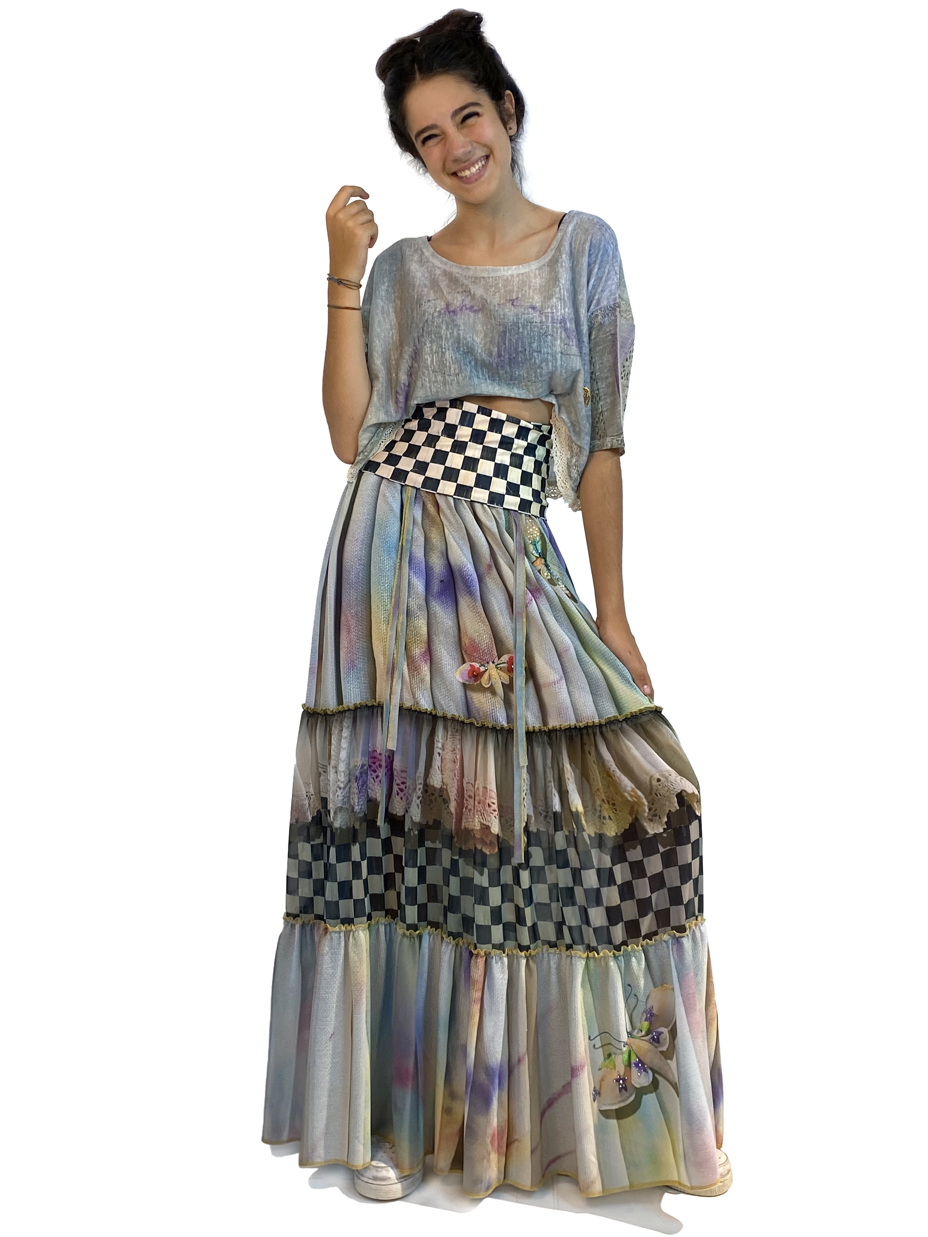 IPNG: Never Enough Color Orchid Illusion Convertible Dress To Skirt