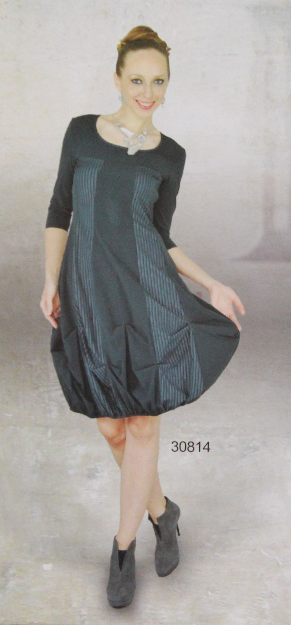 Dzhavael Couture: Slinky Emerald Dress (Almost Gone!) DZ_30814