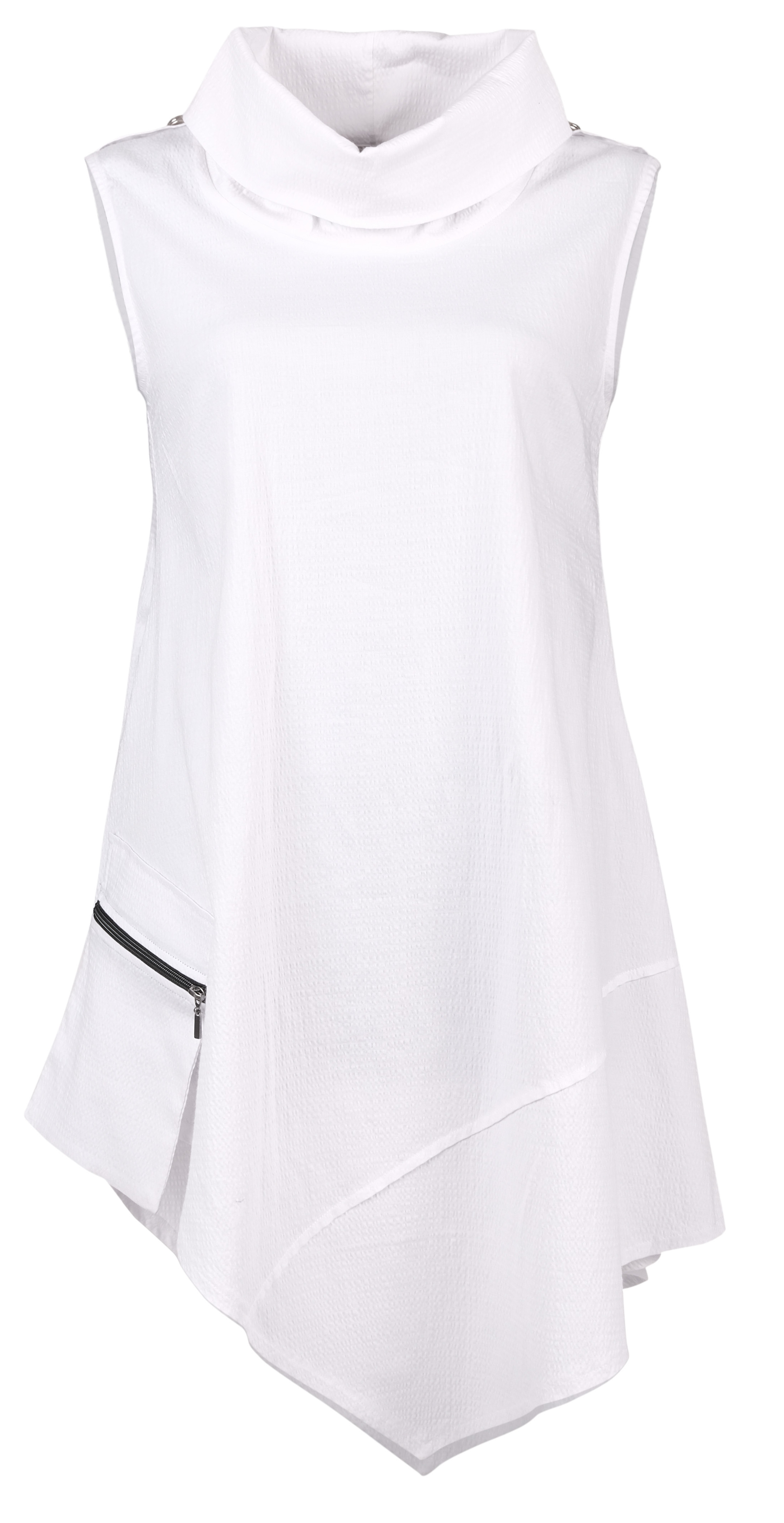 EverSassy: Simply Comfy Asymmetrical Hanging Pocket Tunic EVERSASSY_61112