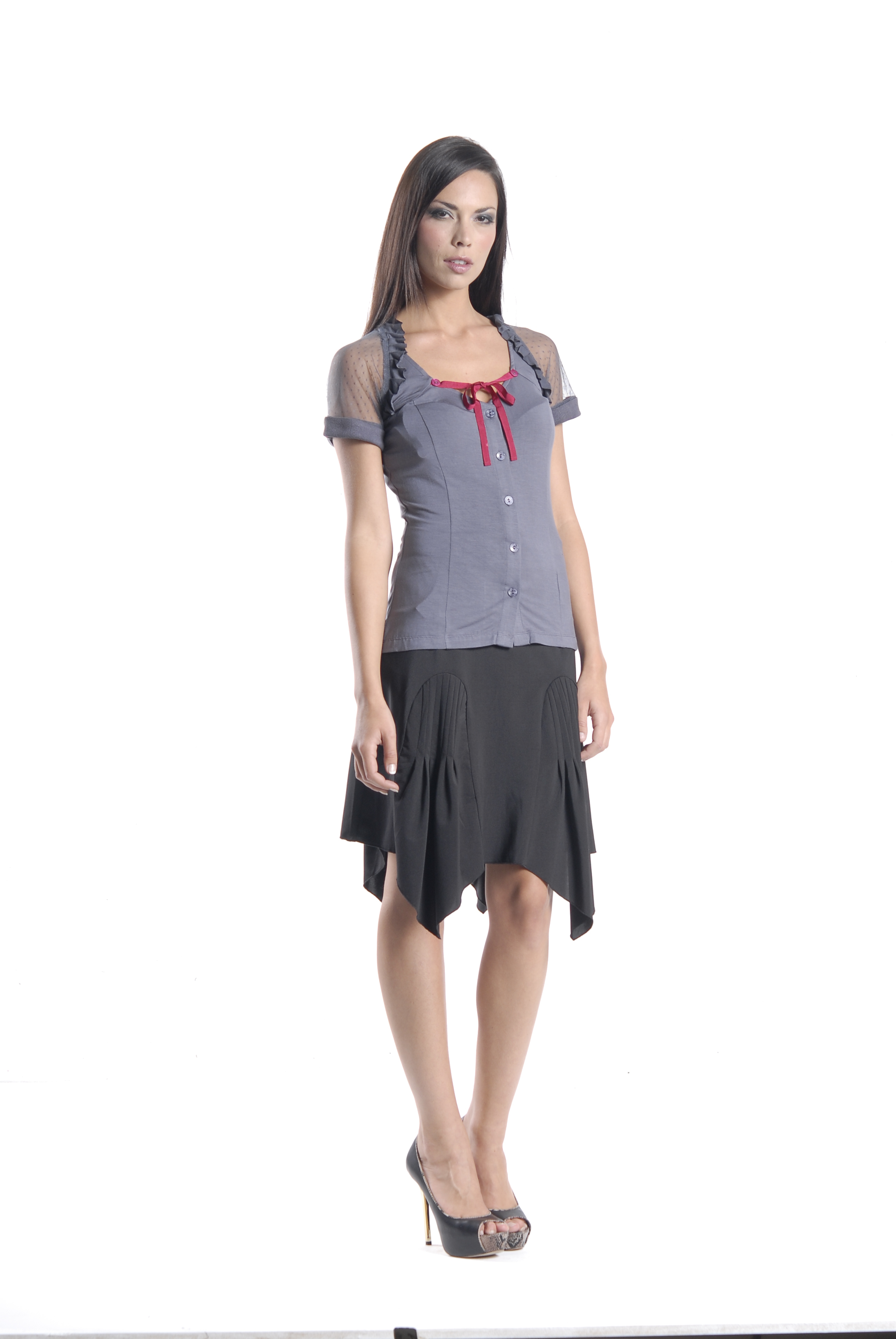 Les Fees Du Vent: Pink Bow Blouse (2 Left!) LFDV_886811