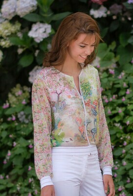 Paul Brial: Spring Is In The Air Art Bomber Jacket