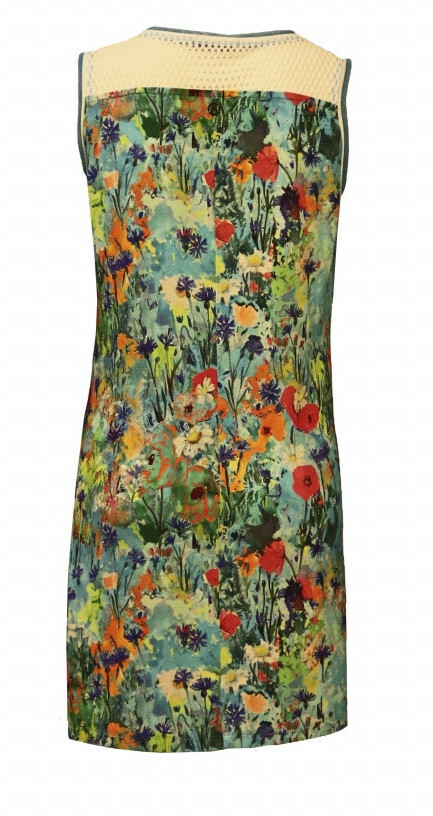 Maloka: Beauty Blooms Back Netted Dress