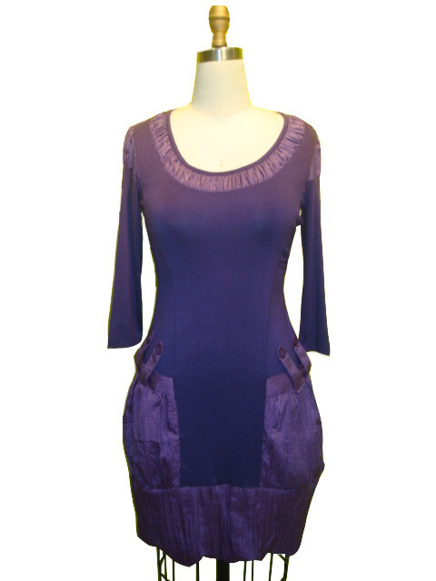 Dzhavael Couture: African Violeta Sweater Dress SOLD OUT