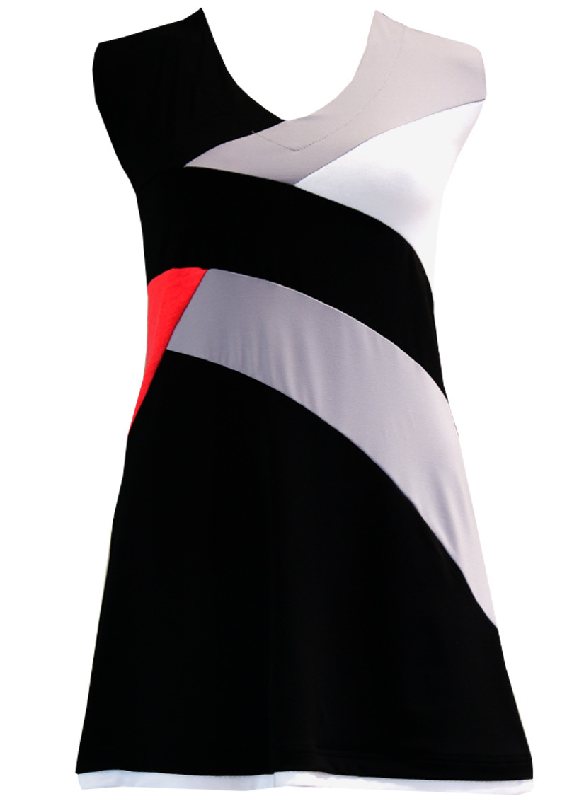 Double Jeu Paris: Thrilling Tennis Tunic Low Quantity! DJ_TUNIQUE_TREILLIS_CORAIL