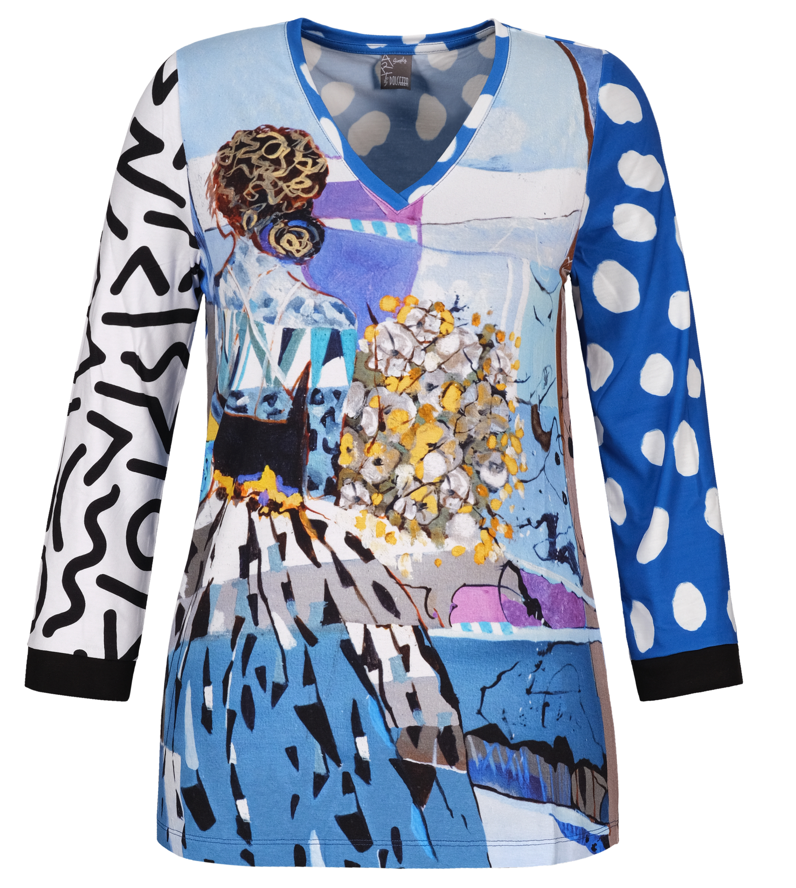 Simply Art Dolcezza: Princess Danae Abstract Art T-Shirt (Few Left!)