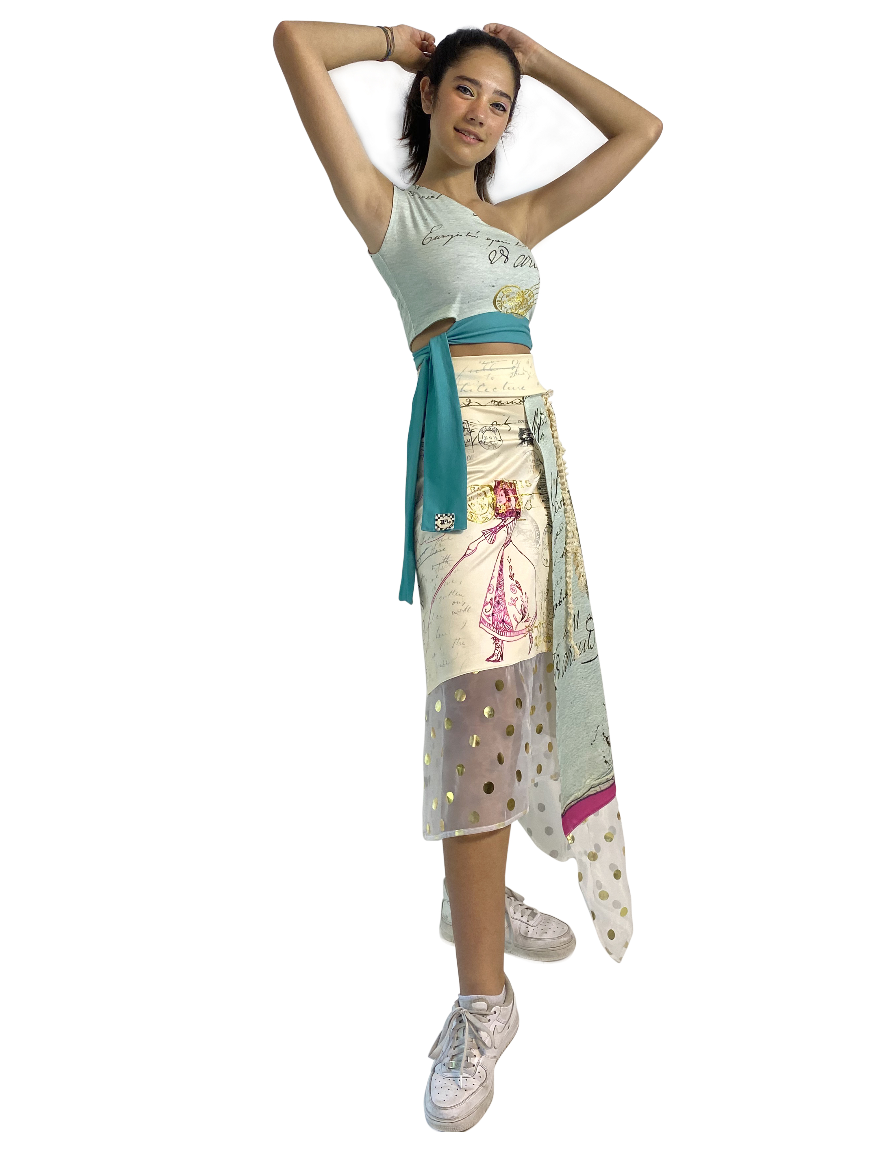 IPNG: If I Was Dancing In Paris Layered Tied Skirt/Dress