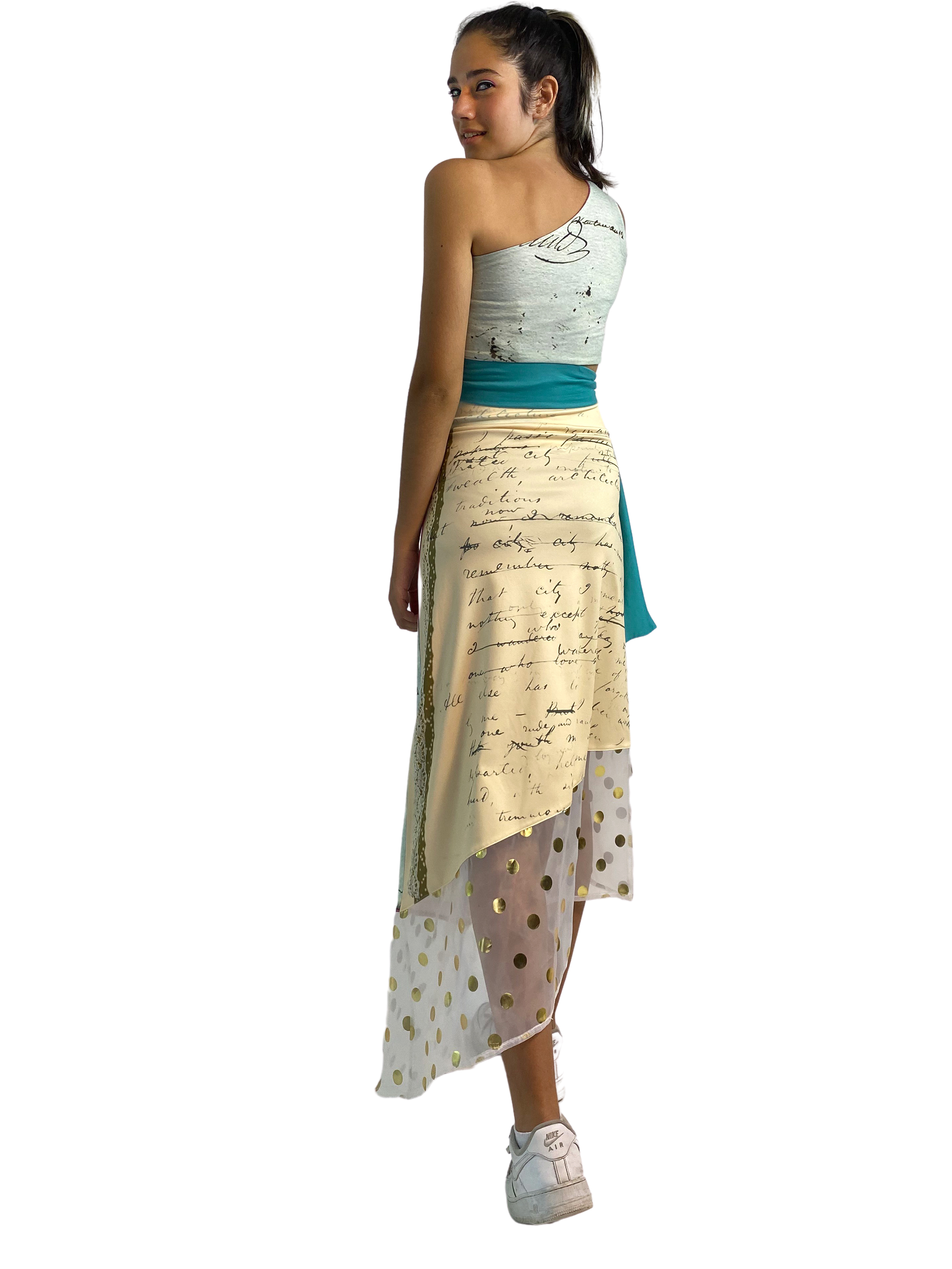 IPNG: If I Was Dancing In Paris Layered Tied Skirt/Dress