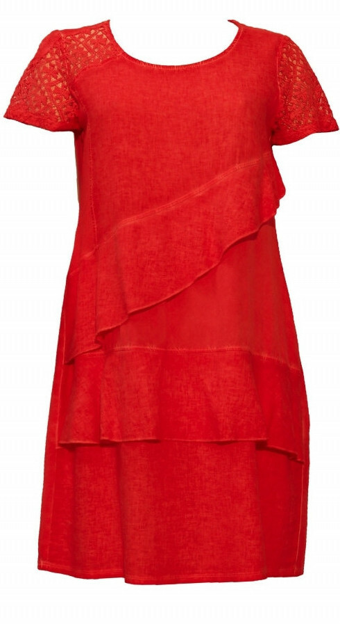 Maloka: Flirty Ruffles Linen Dress (More Colors!)