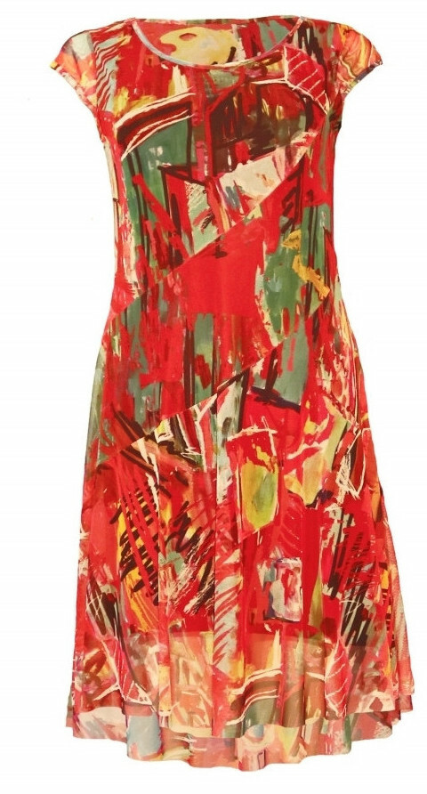 Maloka: Shimmering Colors Of MontMartre Fit & Flare Dress (More Colors!)