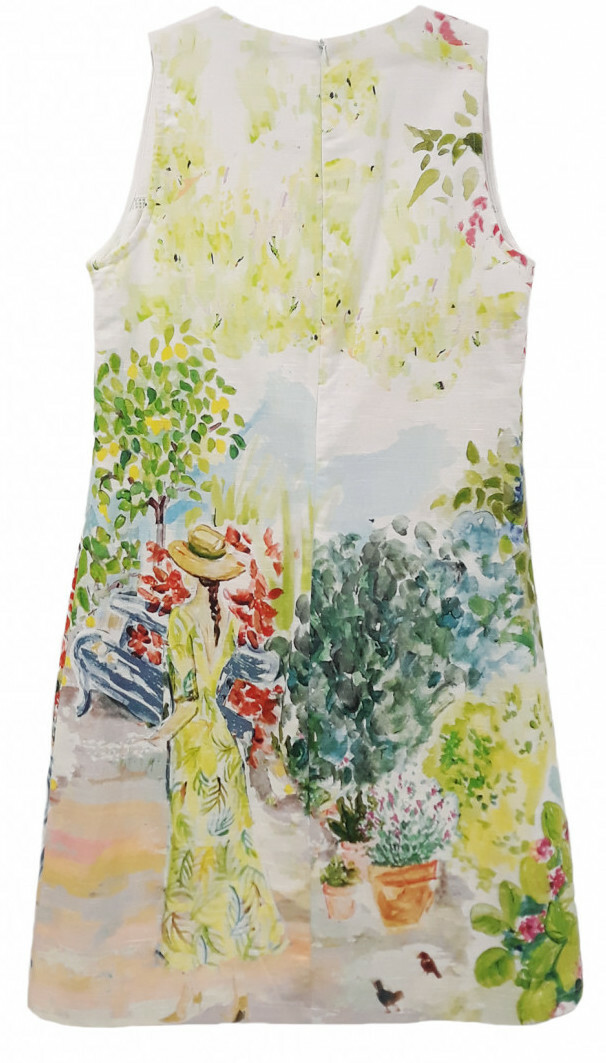 Paul Brial: Spring Is In The Air Flared Art Dress (3 Left!)