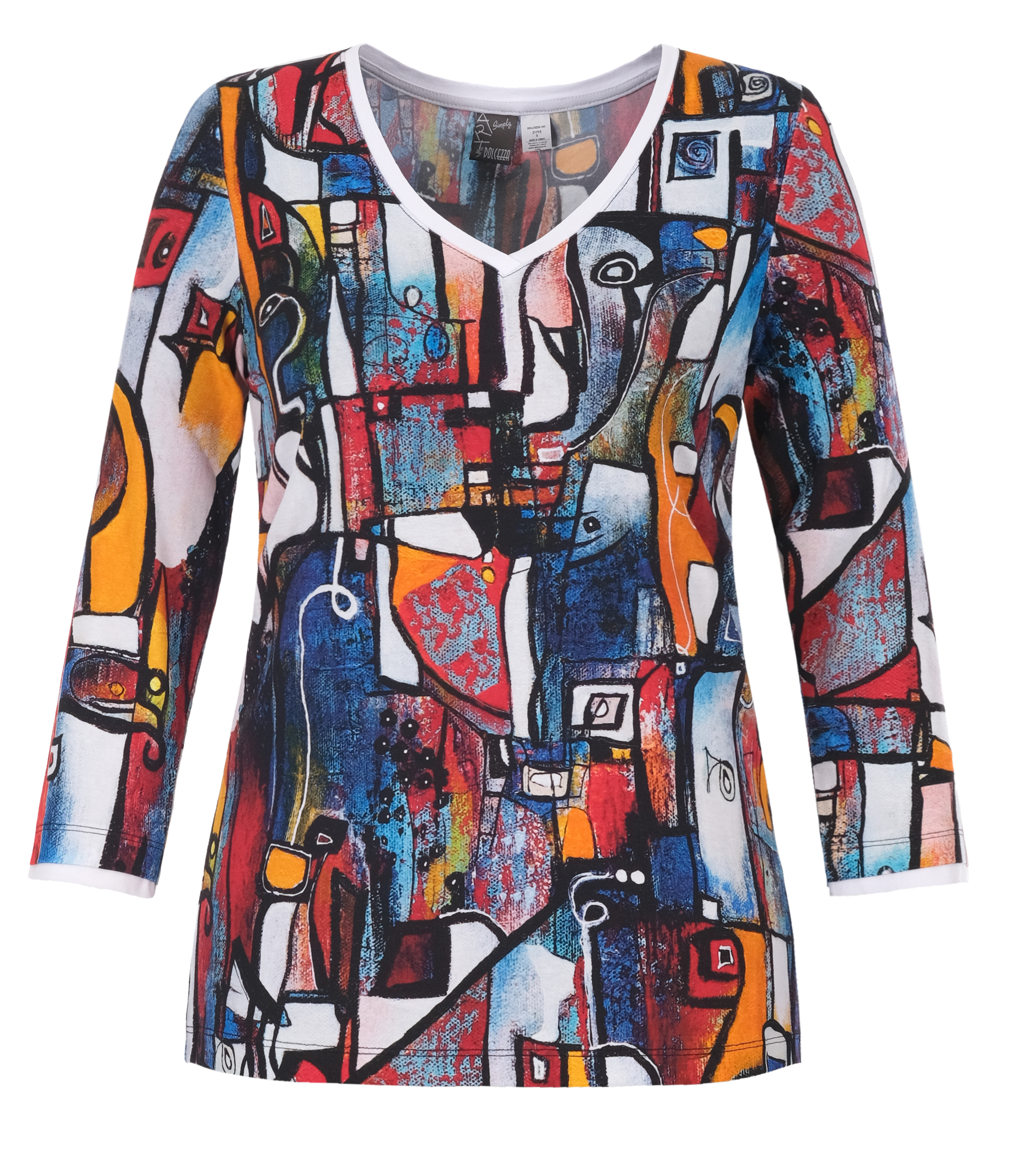 Simply Art Dolcezza: It's Complicated Crazy Cool Abstract Art T-Shirt (1 Left!) Dolcezza_Simplyart_21710