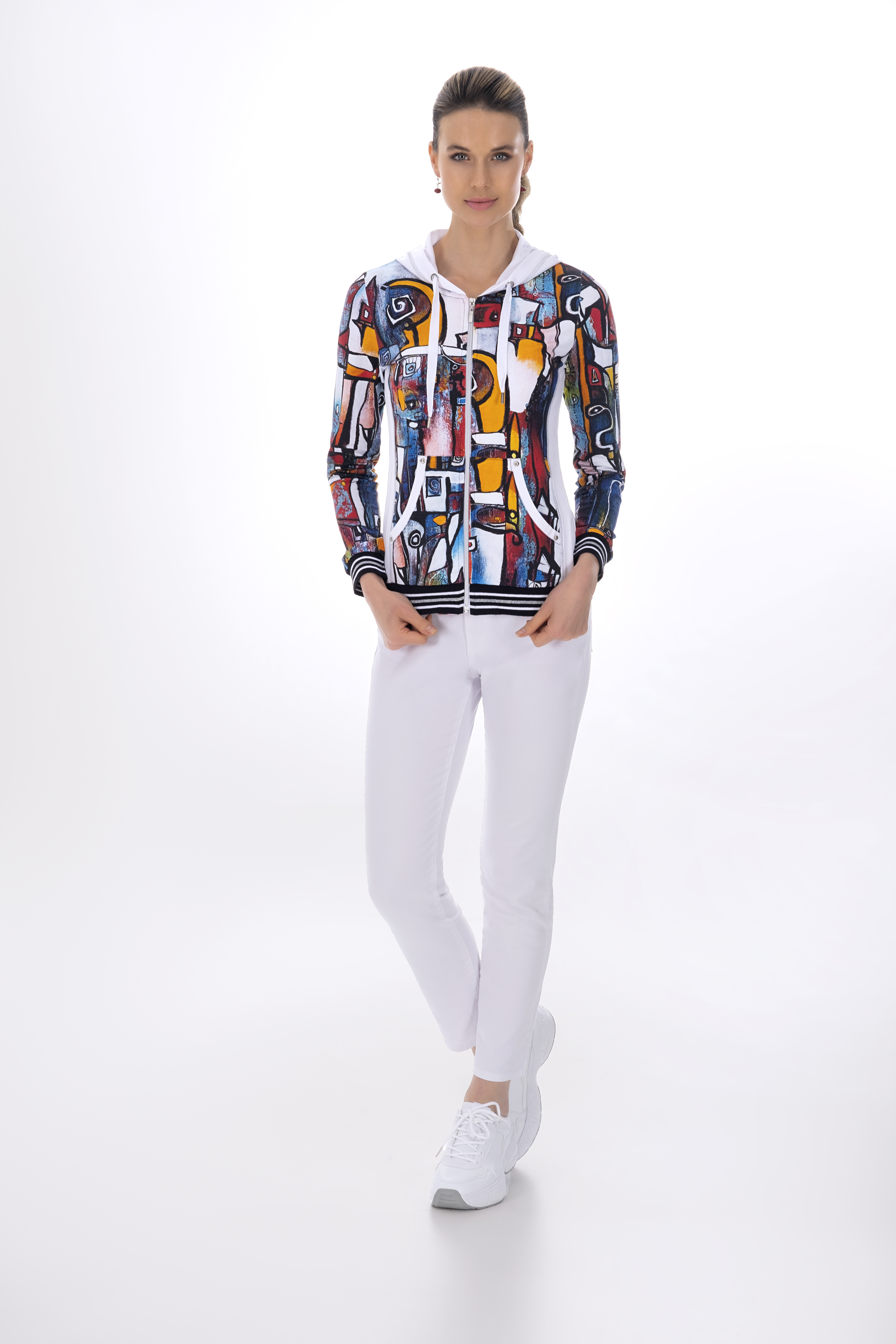 Simply Art Dolcezza: It's Complicated Crazy Cool Abstract Art Zip Up Hoodie (1 Left!)