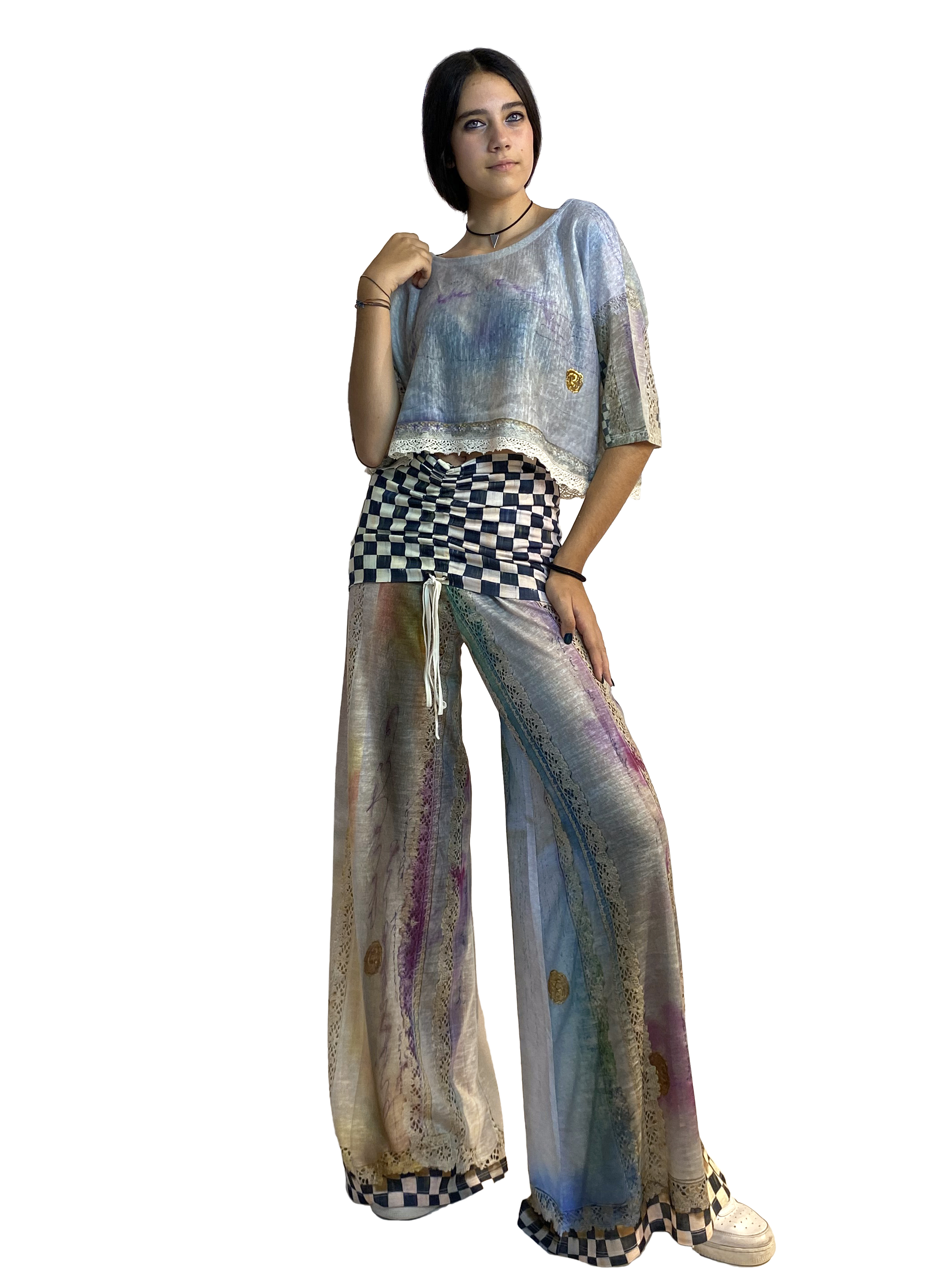 IPNG: Never Enough Color Orchid Illusion Comfort Drape Pants (Converts to Jumpsuit!) Ships Immed, 1 Left!