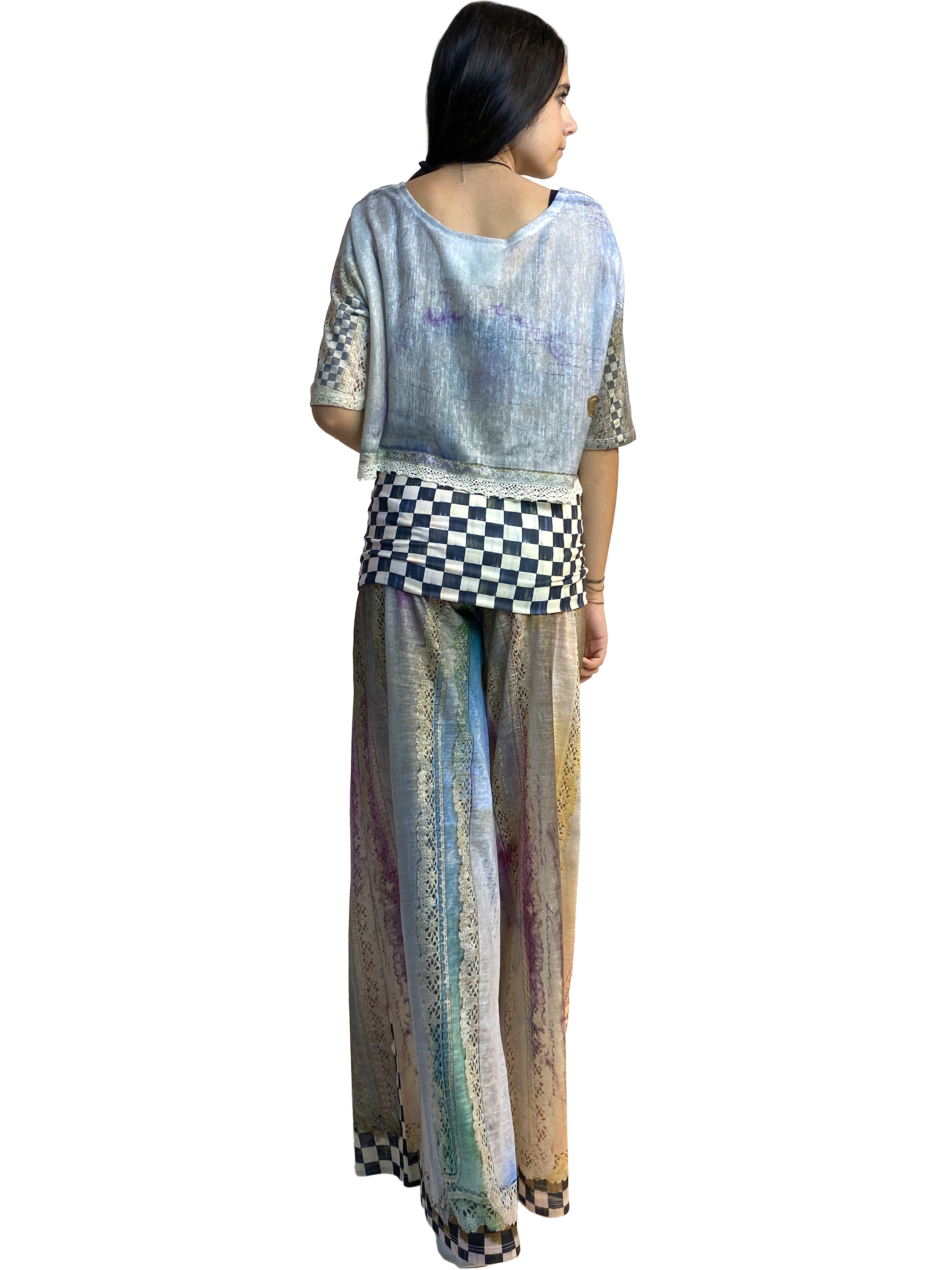 IPNG: Never Enough Color Orchid Illusion Comfort Drape Pants (Converts to Jumpsuit!) Ships Immed, 1 Left!