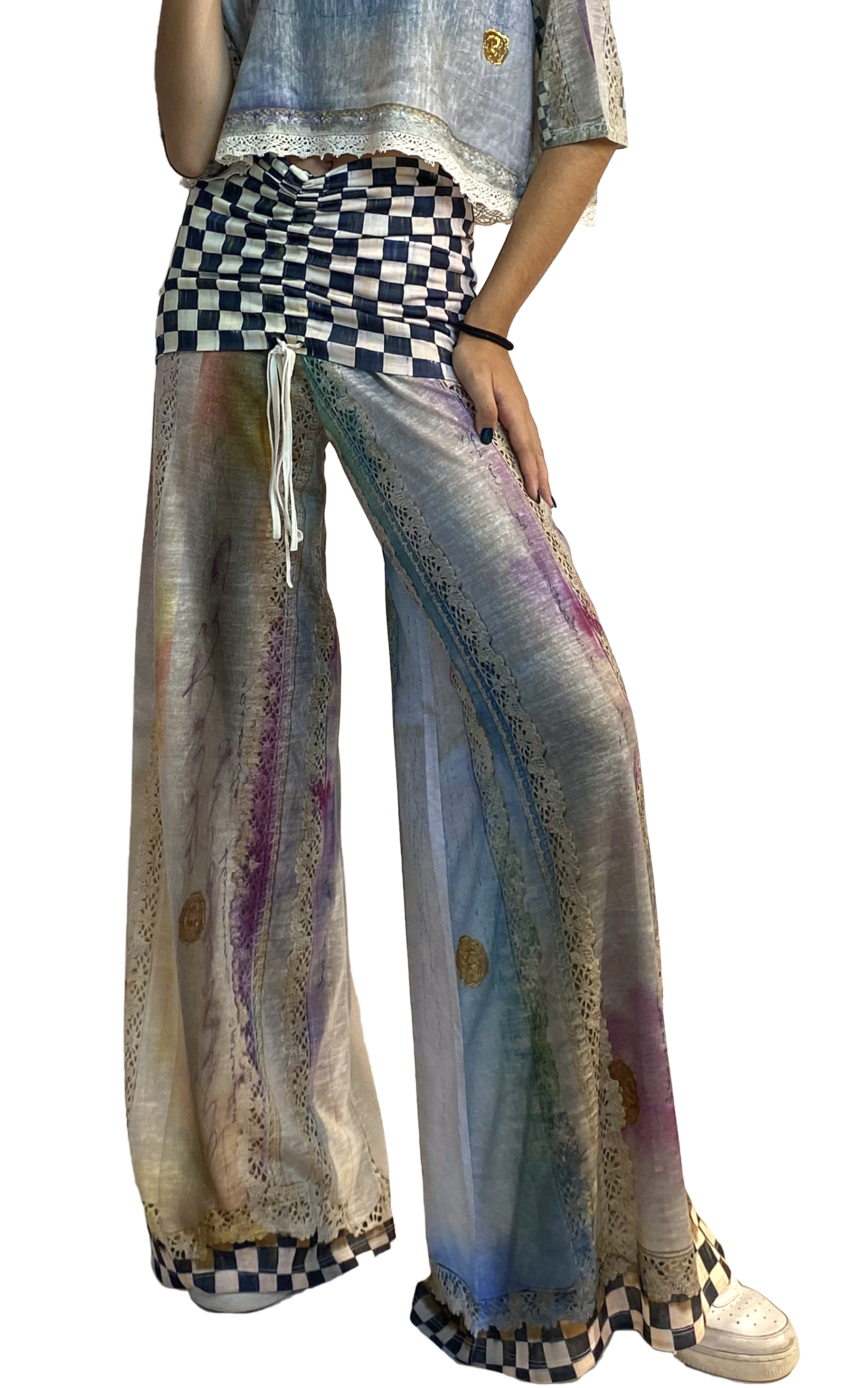 IPNG: Never Enough Color Orchid Illusion Comfort Drape Pants (Converts to Jumpsuit!) Ships Immed, 1 Left!