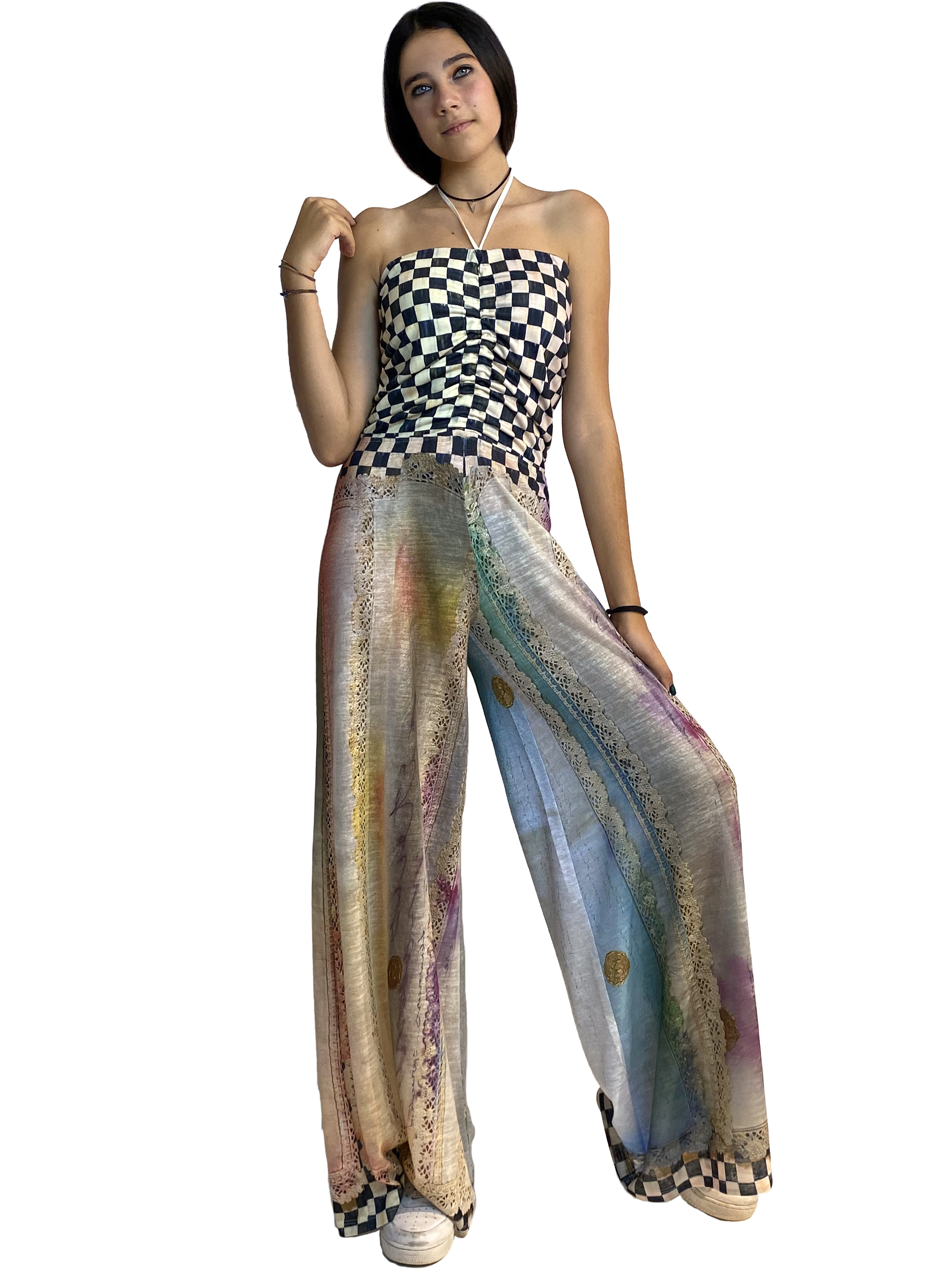 IPNG: Never Enough Color Orchid Illusion Comfort Drape Pants (Converts to Jumpsuit!) Ships Immed, 1 Left!