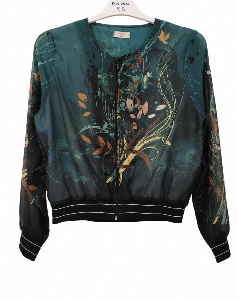 Paul Brial: Underwater Flight Zip Bomber Jacket (2 Left!) PB_ALBATROS